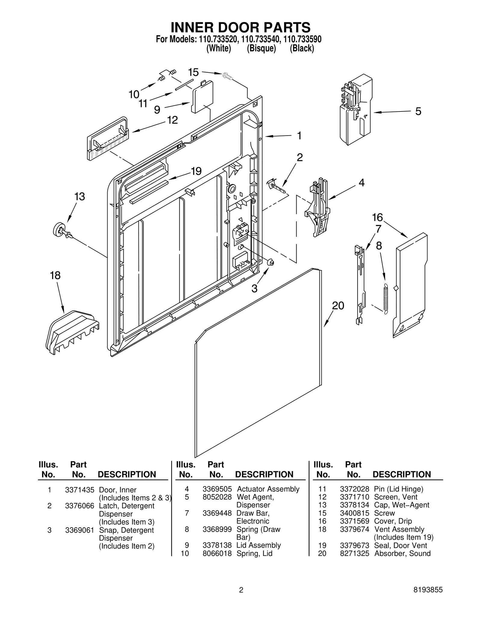 INNER DOOR PARTS