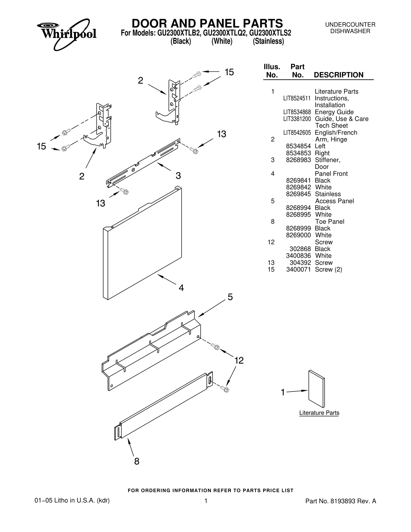 DOOR AND PANEL PARTS