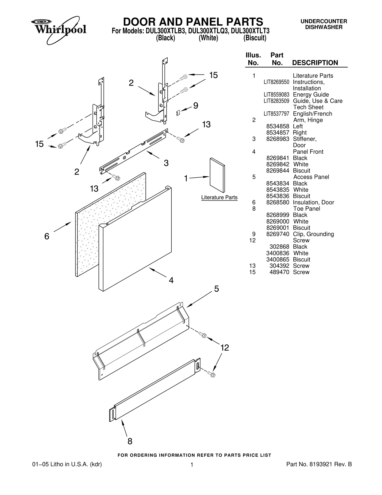 DOOR AND PANEL PARTS