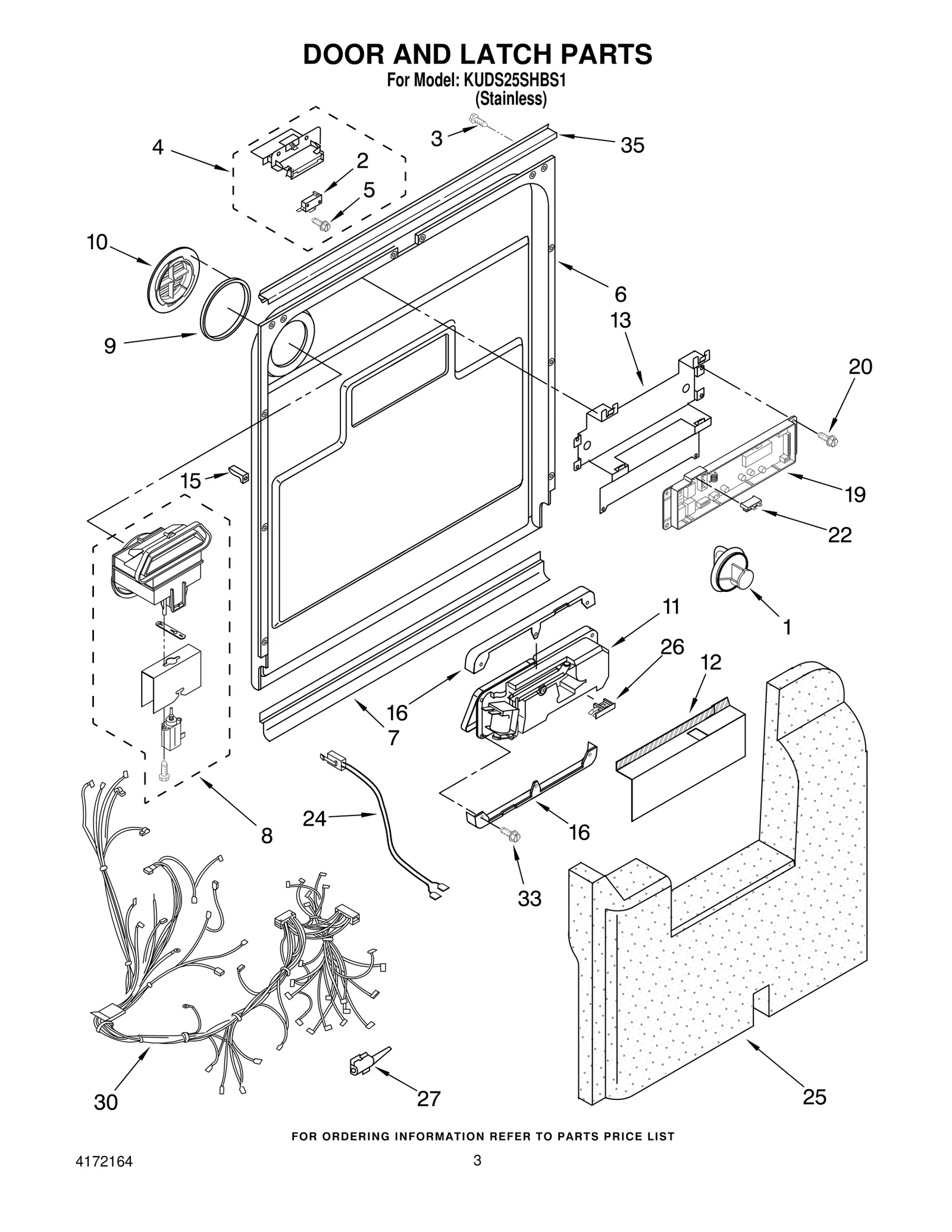 DOOR AND LATCH PARTS