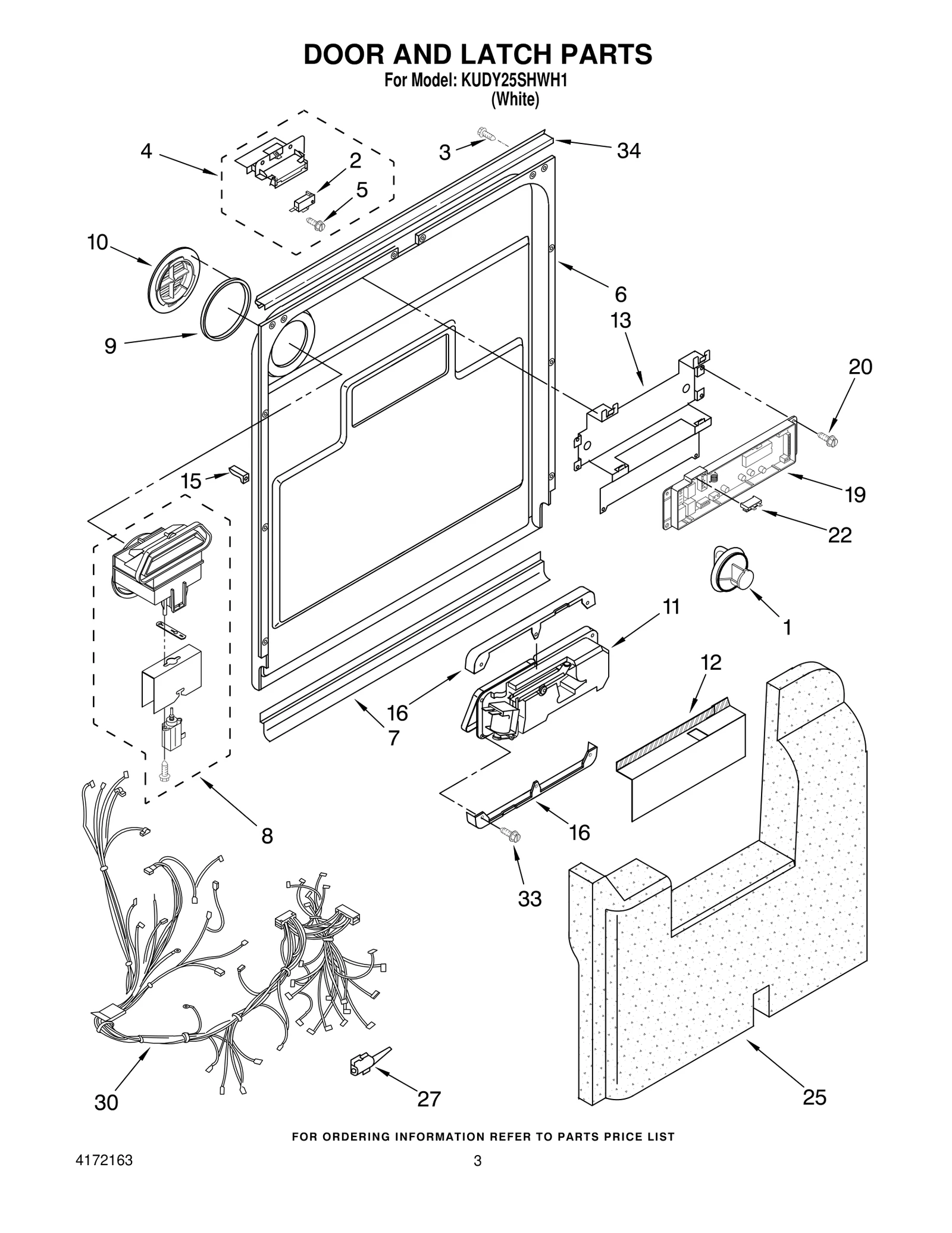 DOOR AND LATCH PARTS