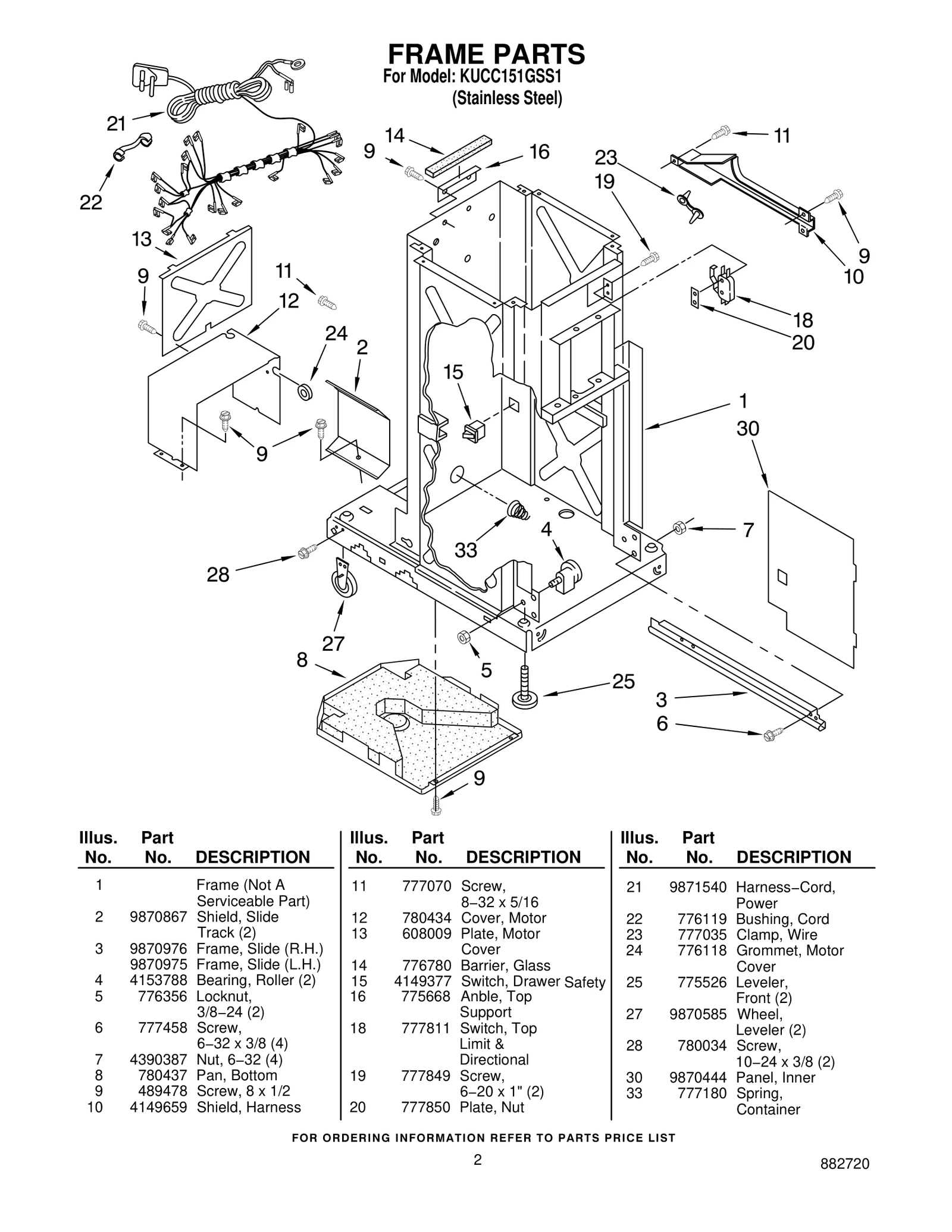 FRAME PARTS