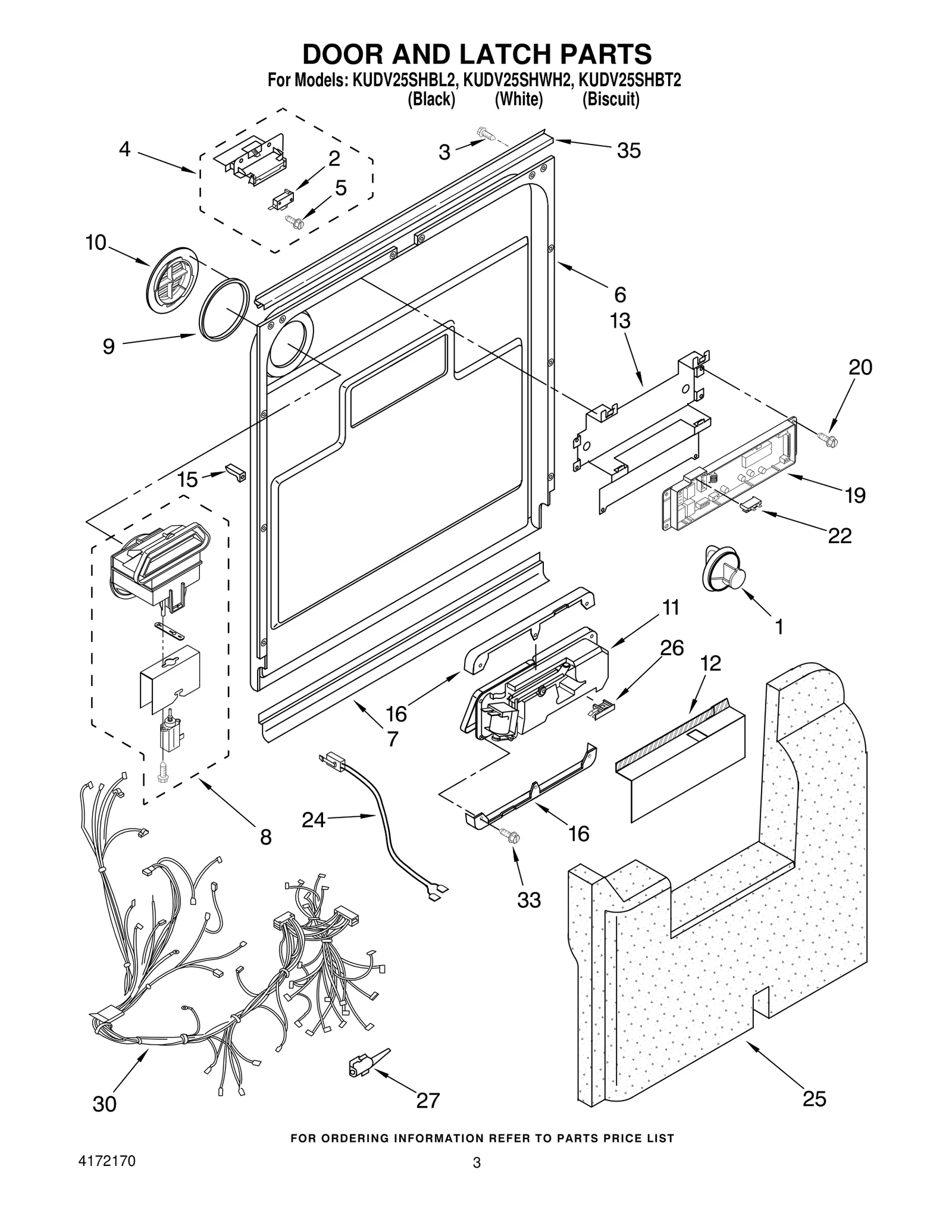 DOOR AND LATCH PARTS