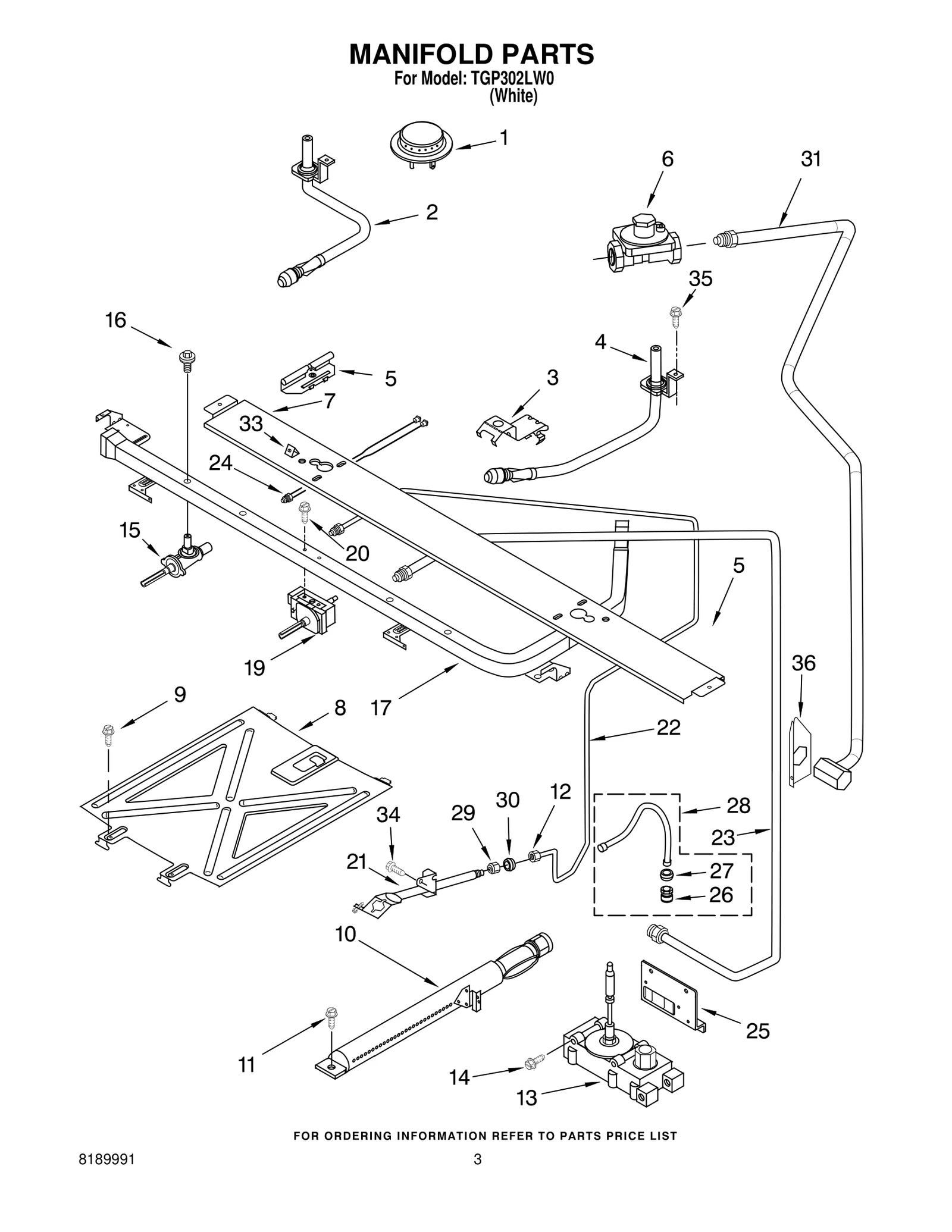 MANIFOLD PARTS