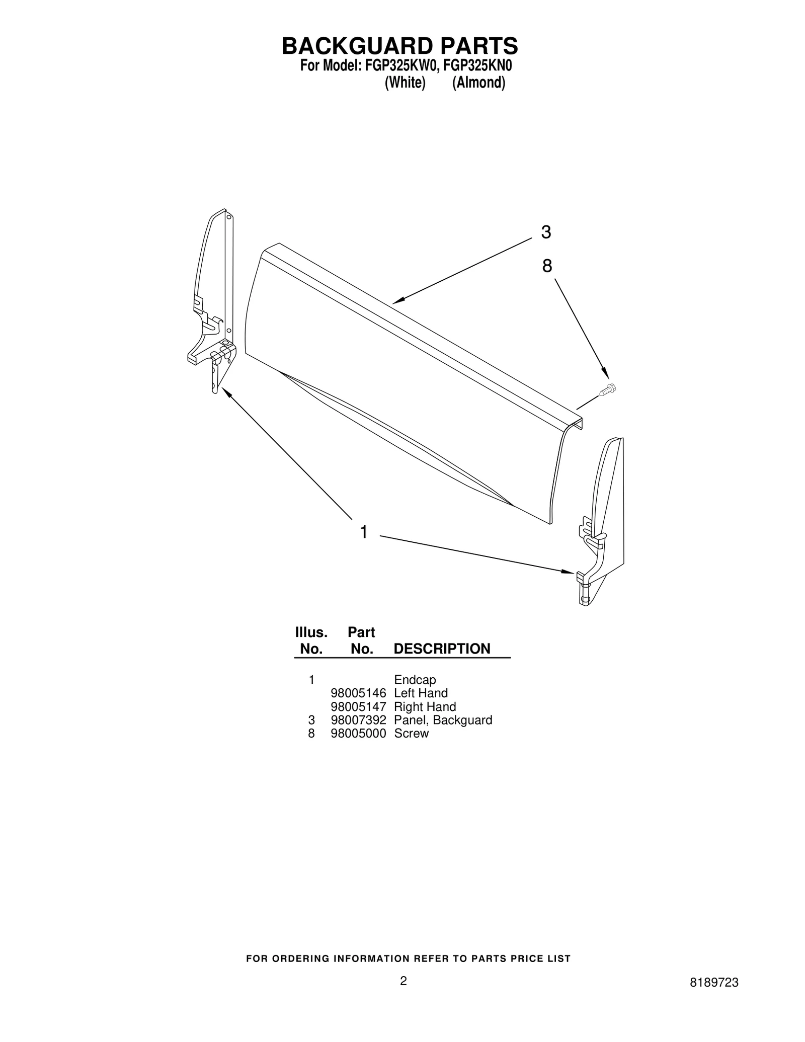BACKGUARD PARTS