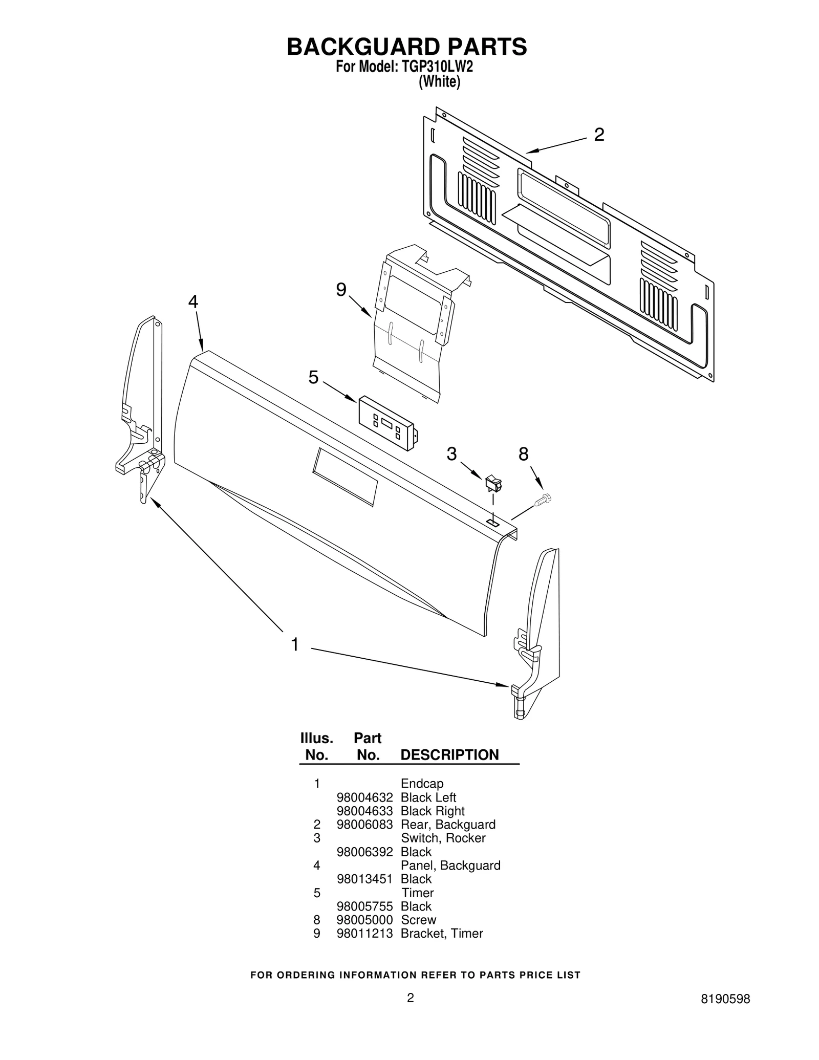 BACKGUARD PARTS