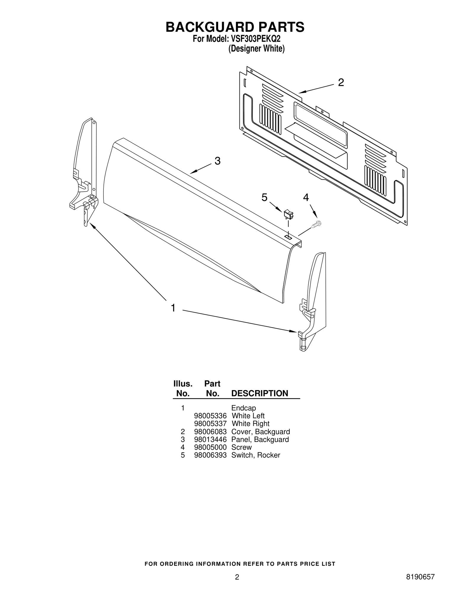 BACKGUARD PARTS