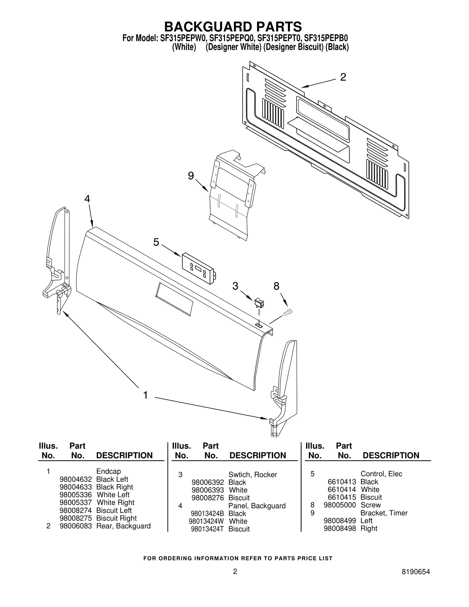 BACKGUARD PARTS
