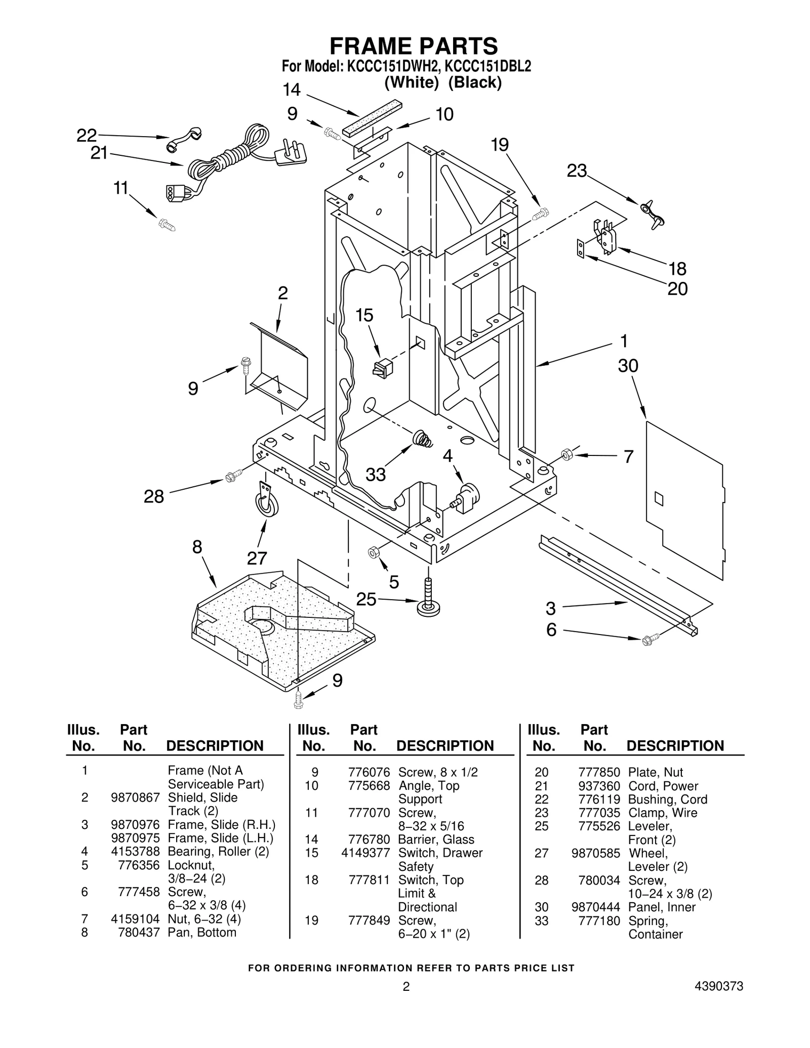 FRAME PARTS
