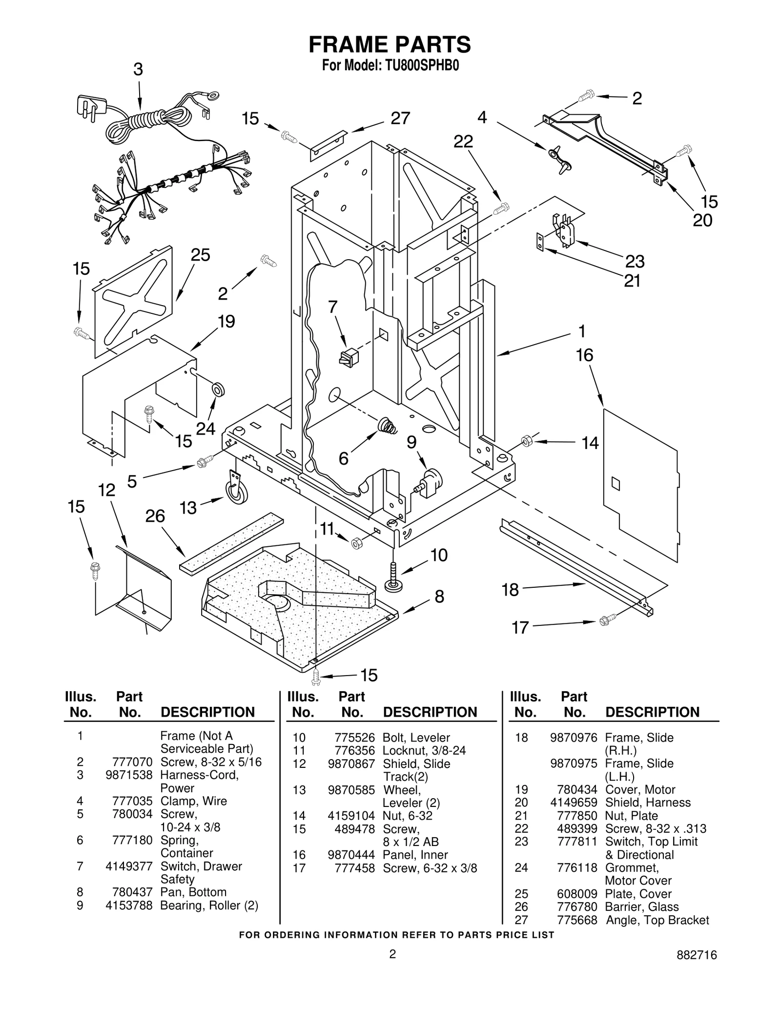 FRAME PARTS