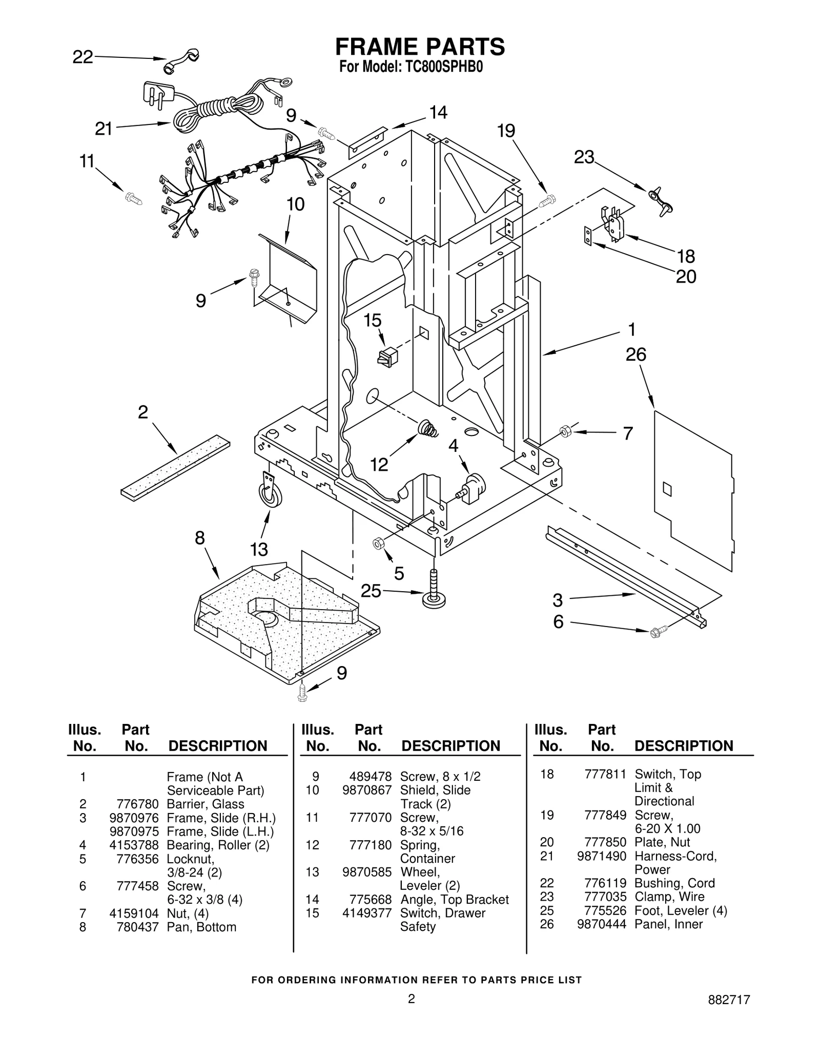 FRAME PARTS