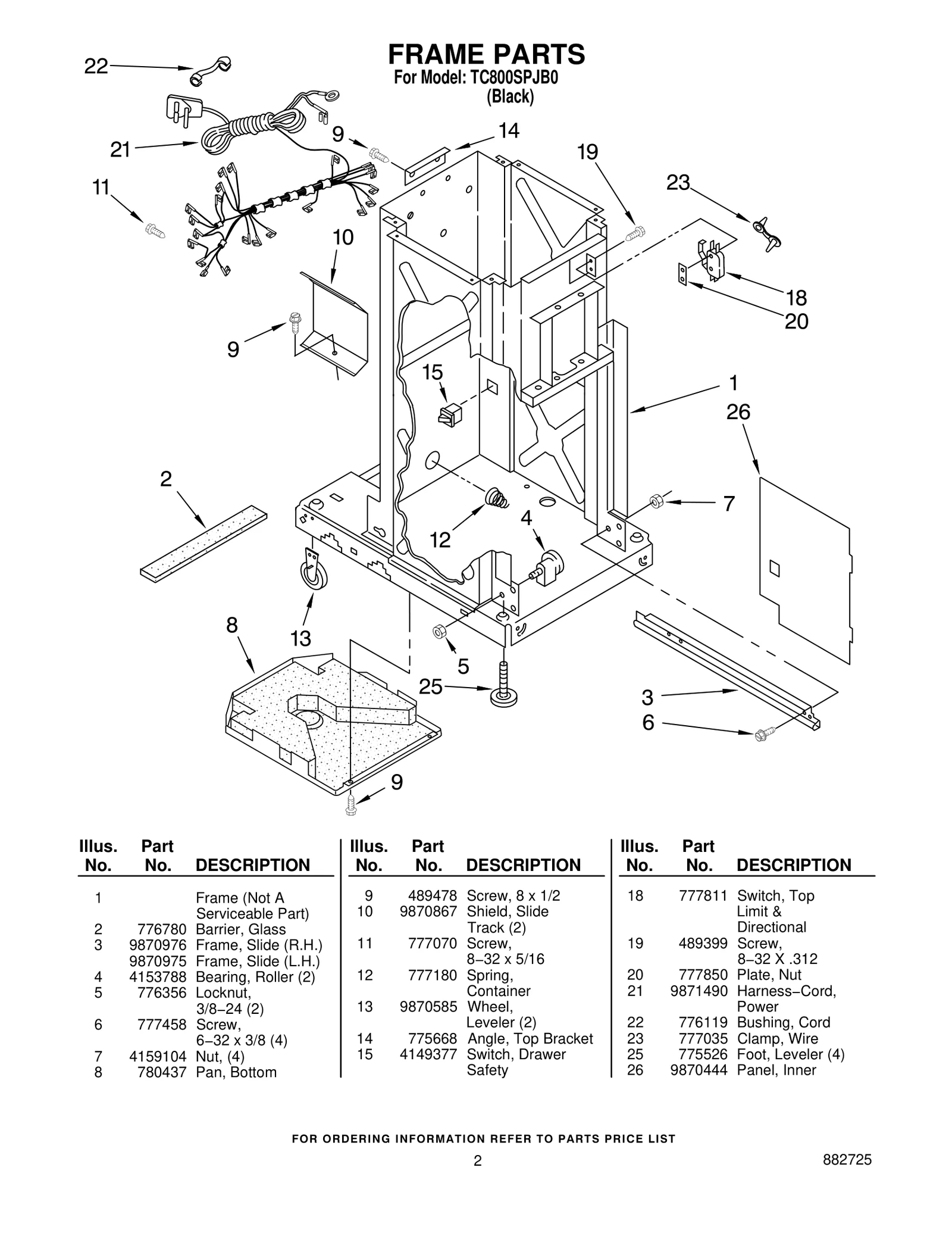 FRAME PARTS