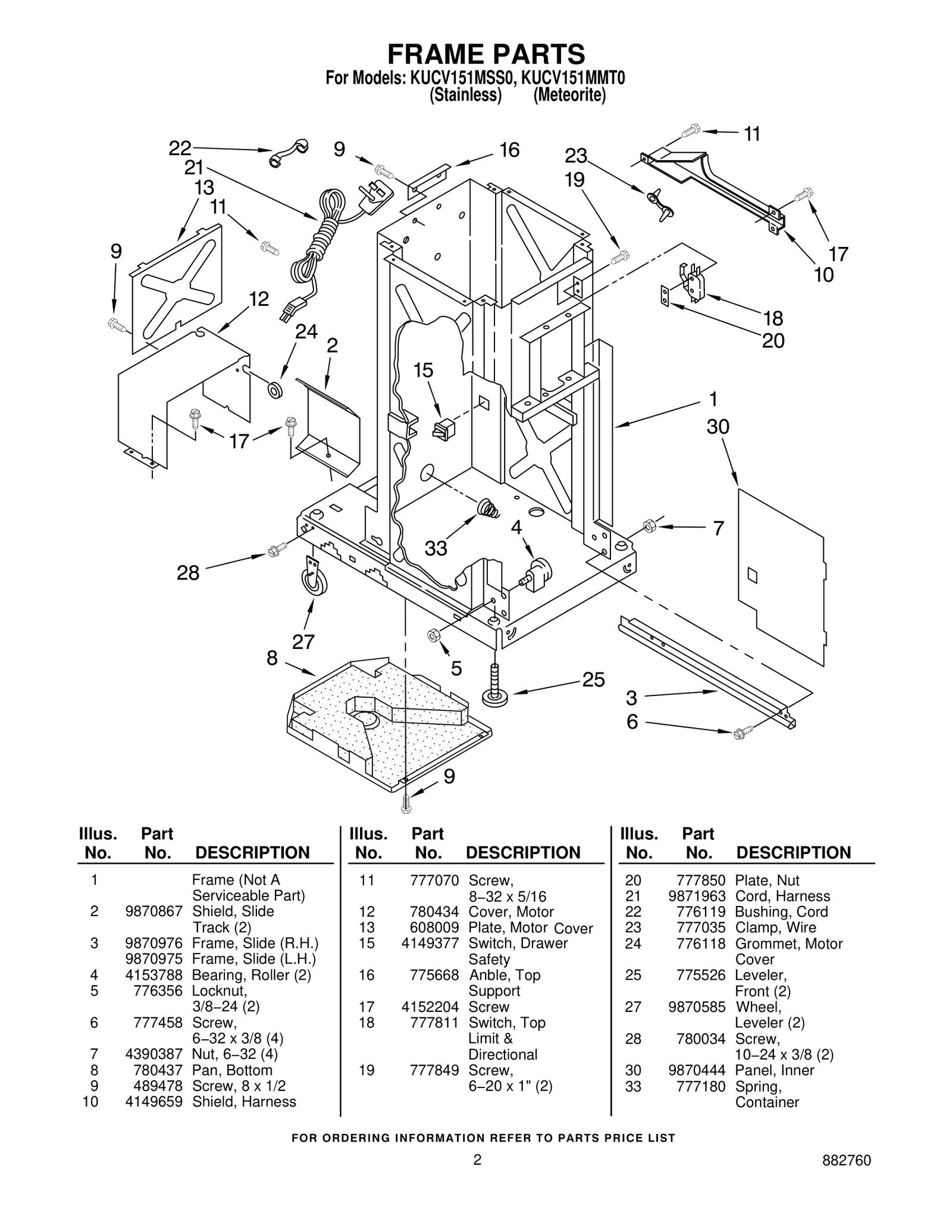 FRAME PARTS
