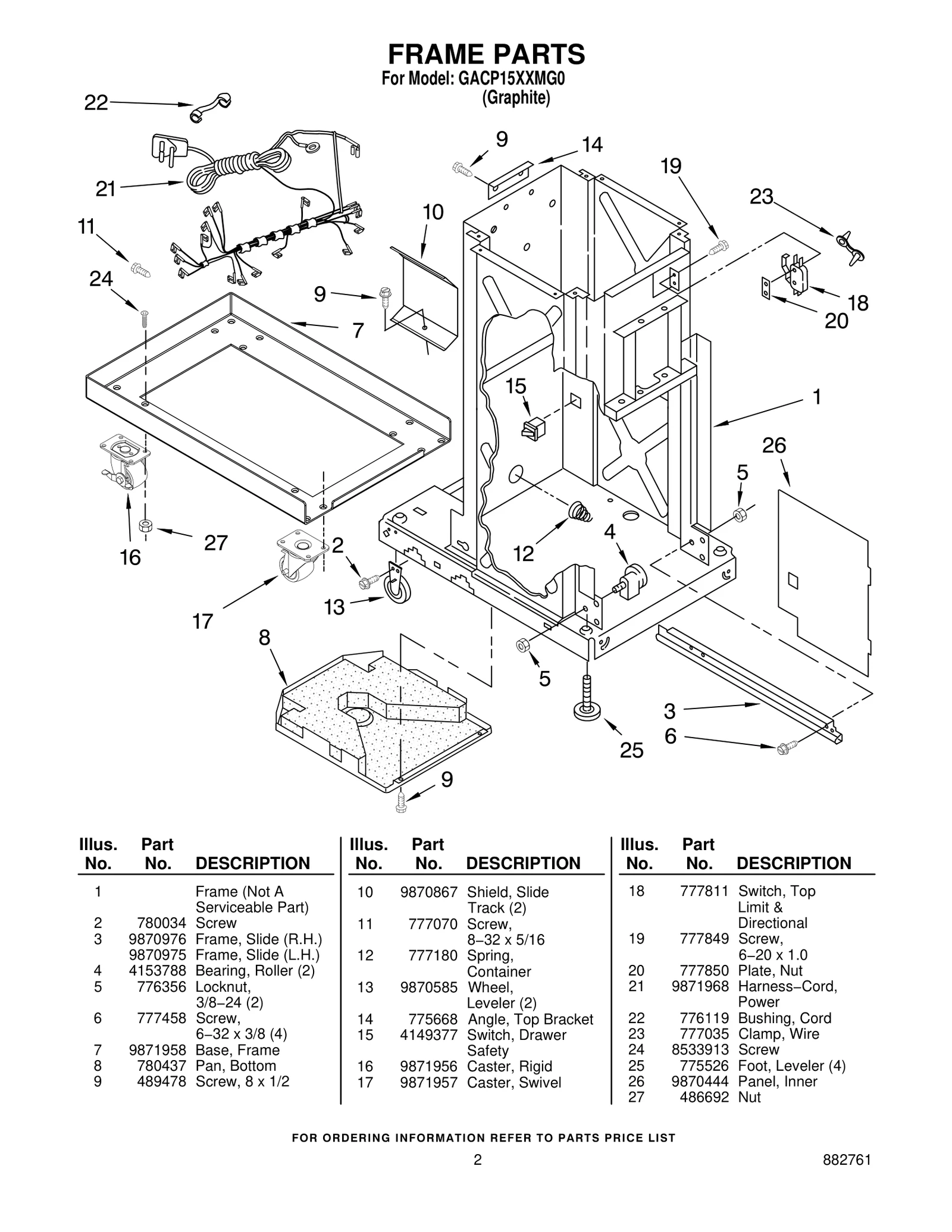 FRAME PARTS
