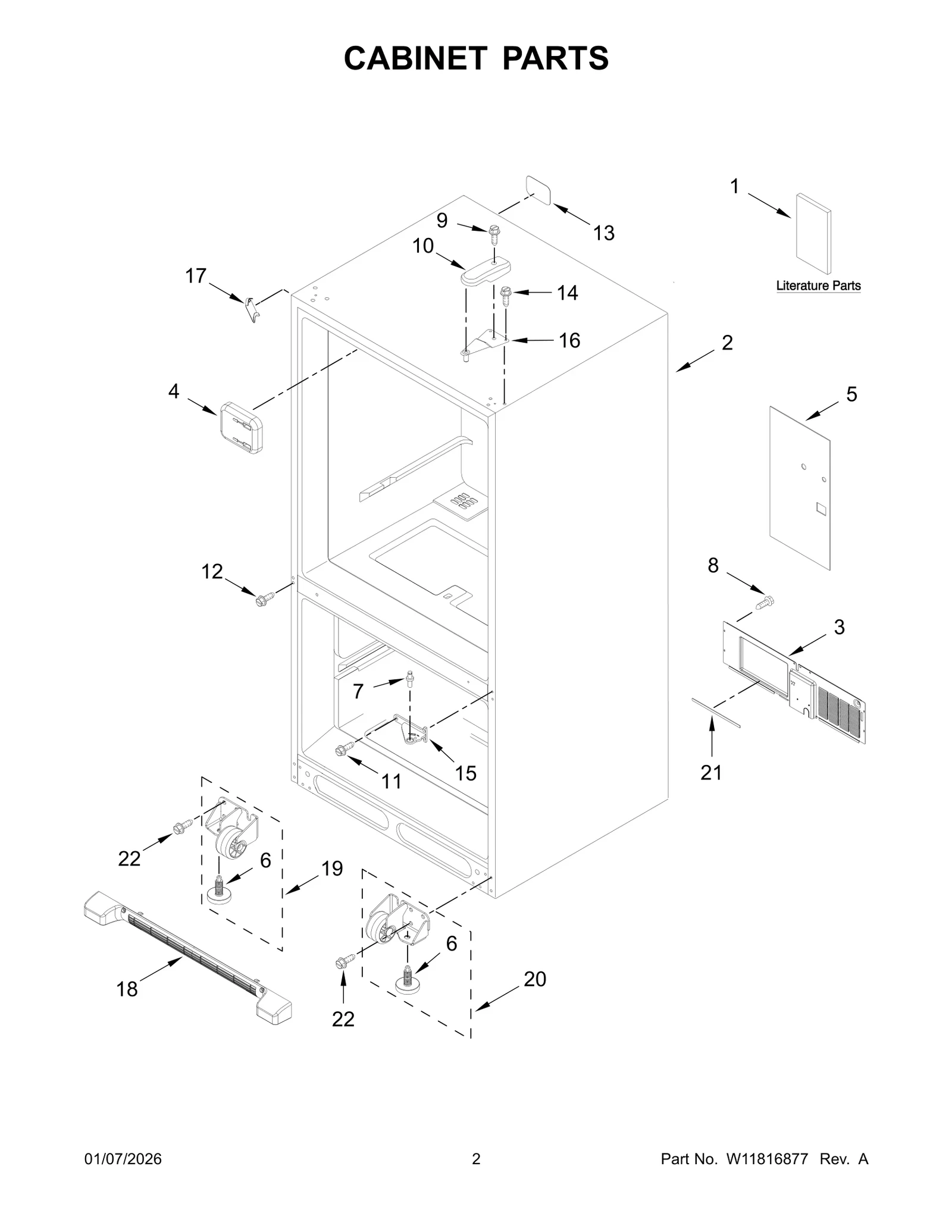 CABINET PARTS