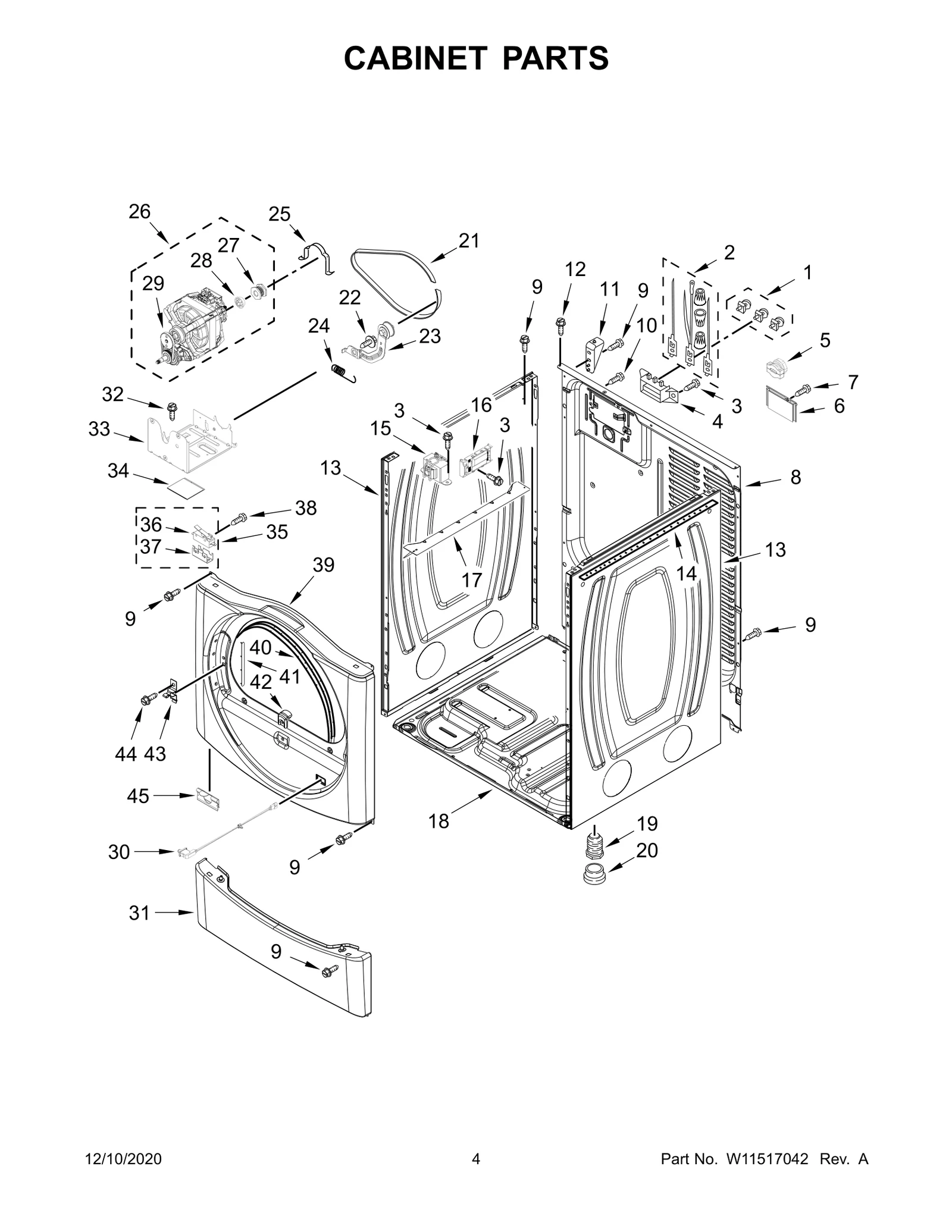 CABINET PARTS