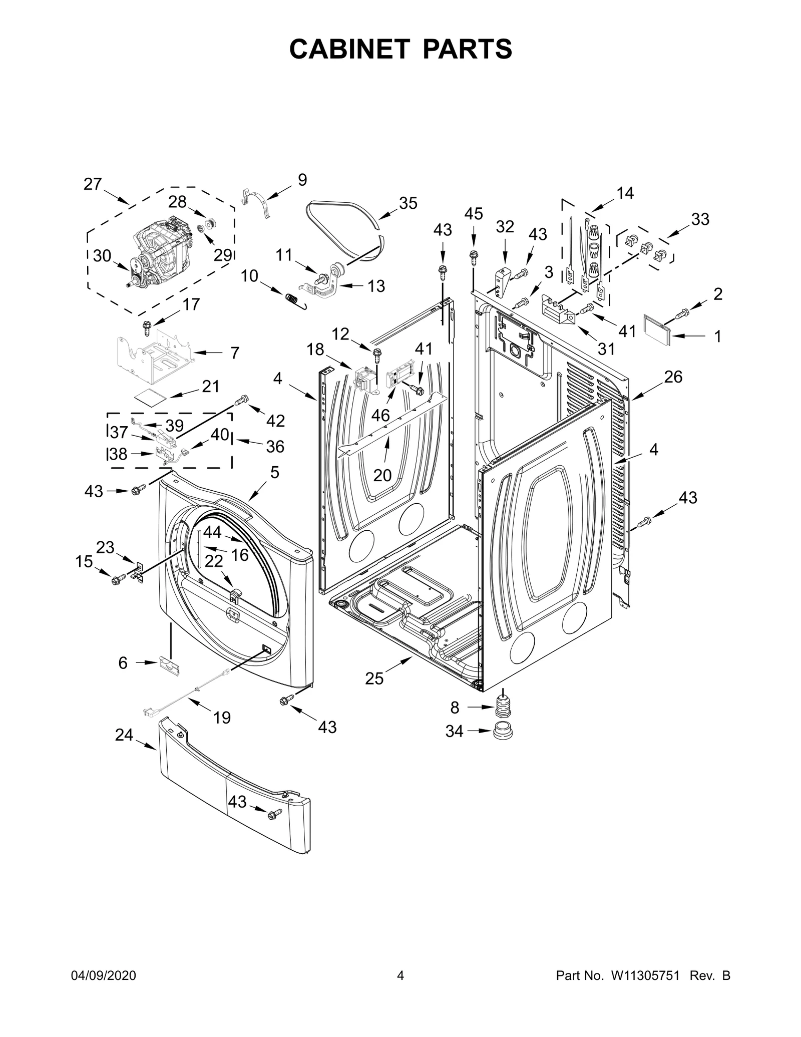 CABINET PARTS