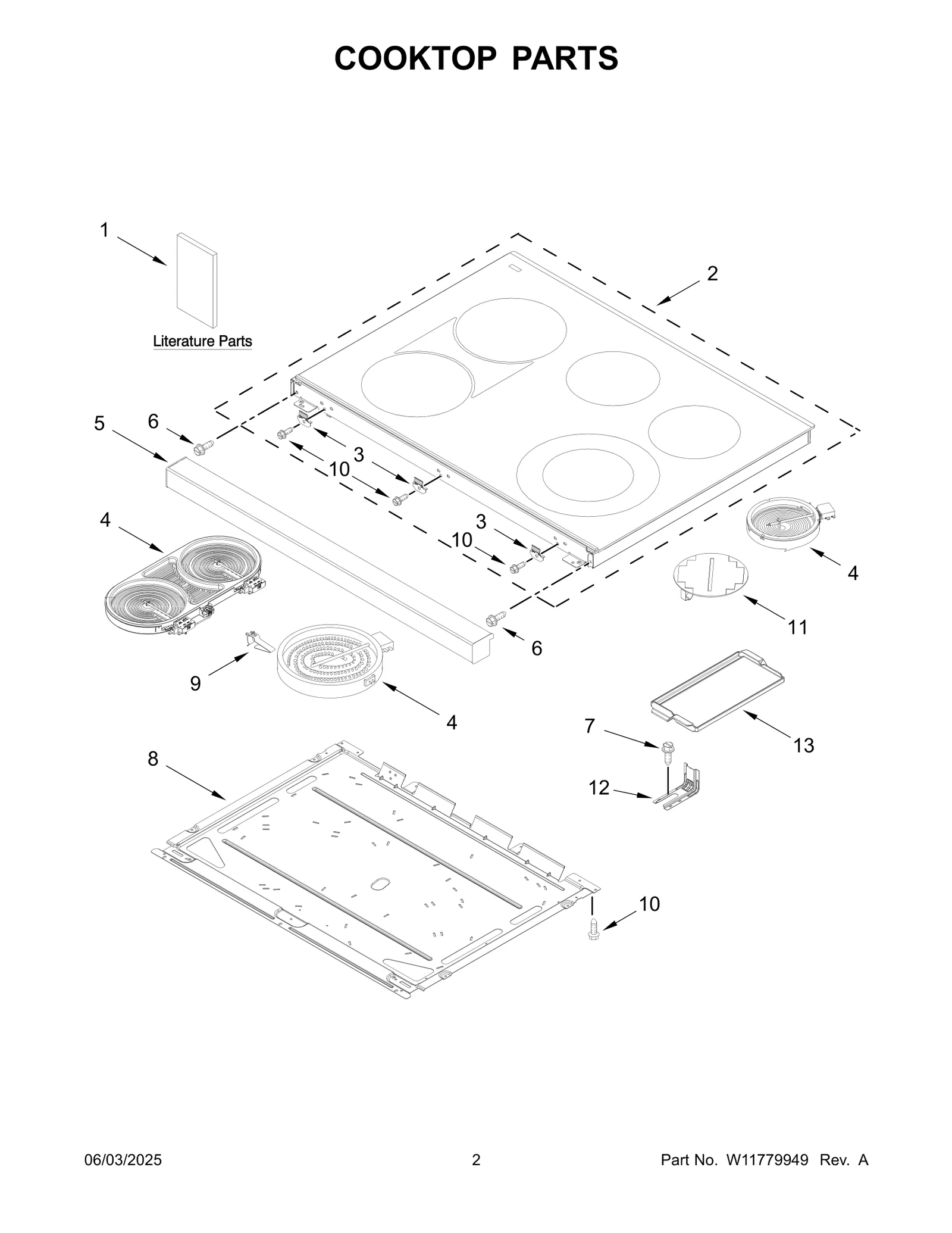 COOKTOP PARTS