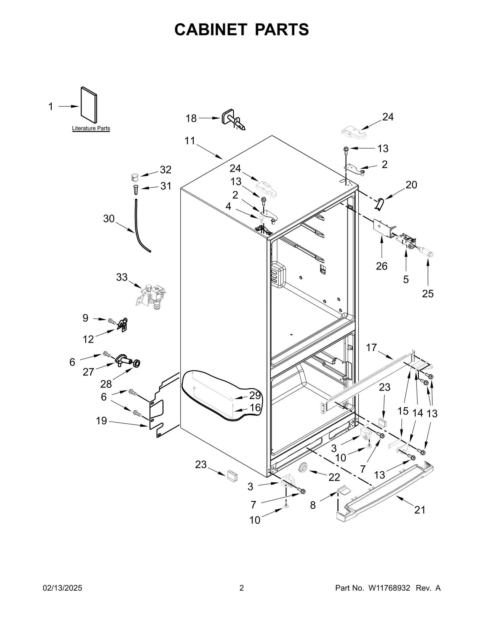 CABINET PARTS
