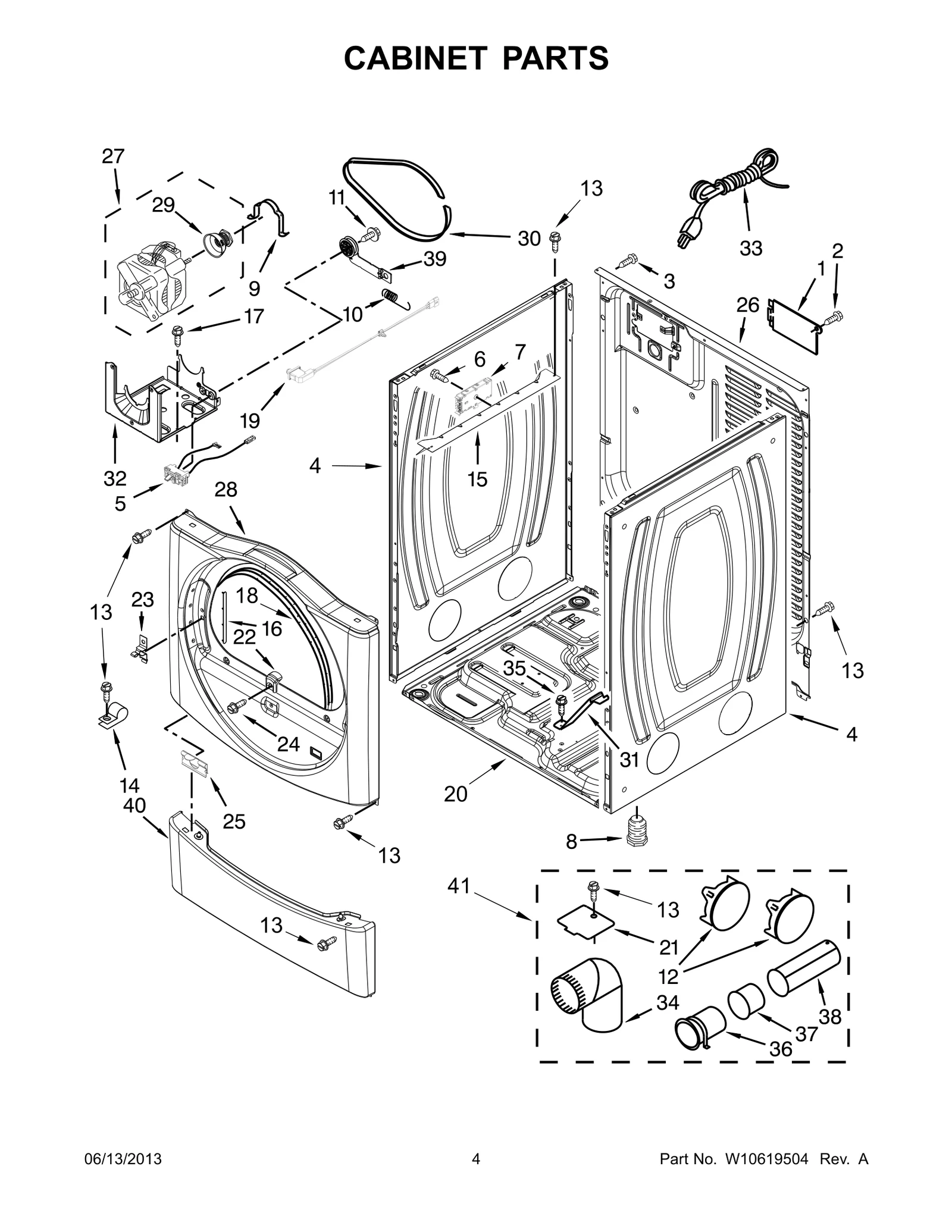 CABINET PARTS