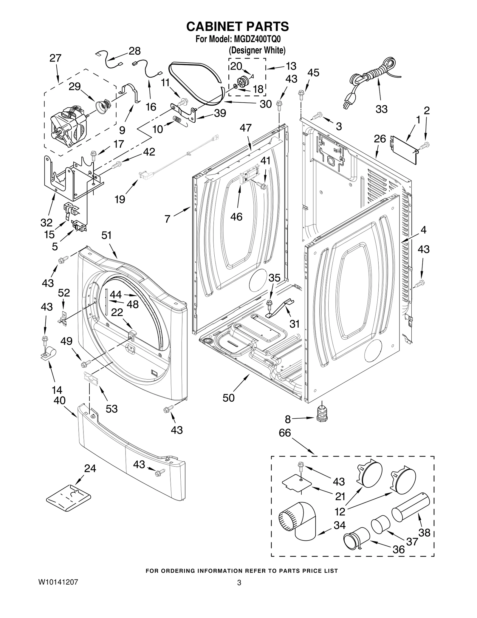 CABINET PARTS