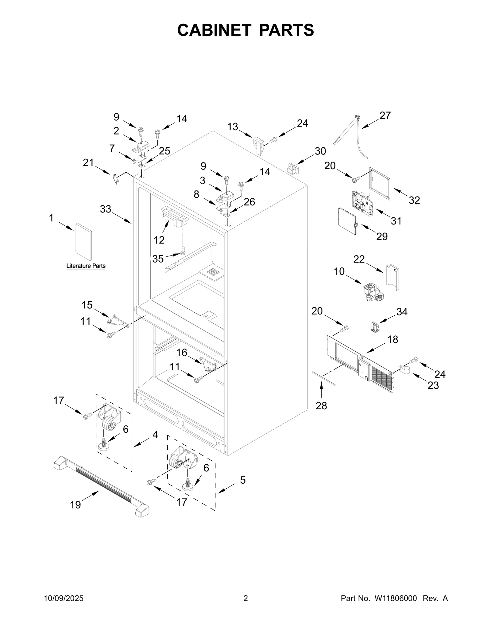 CABINET PARTS