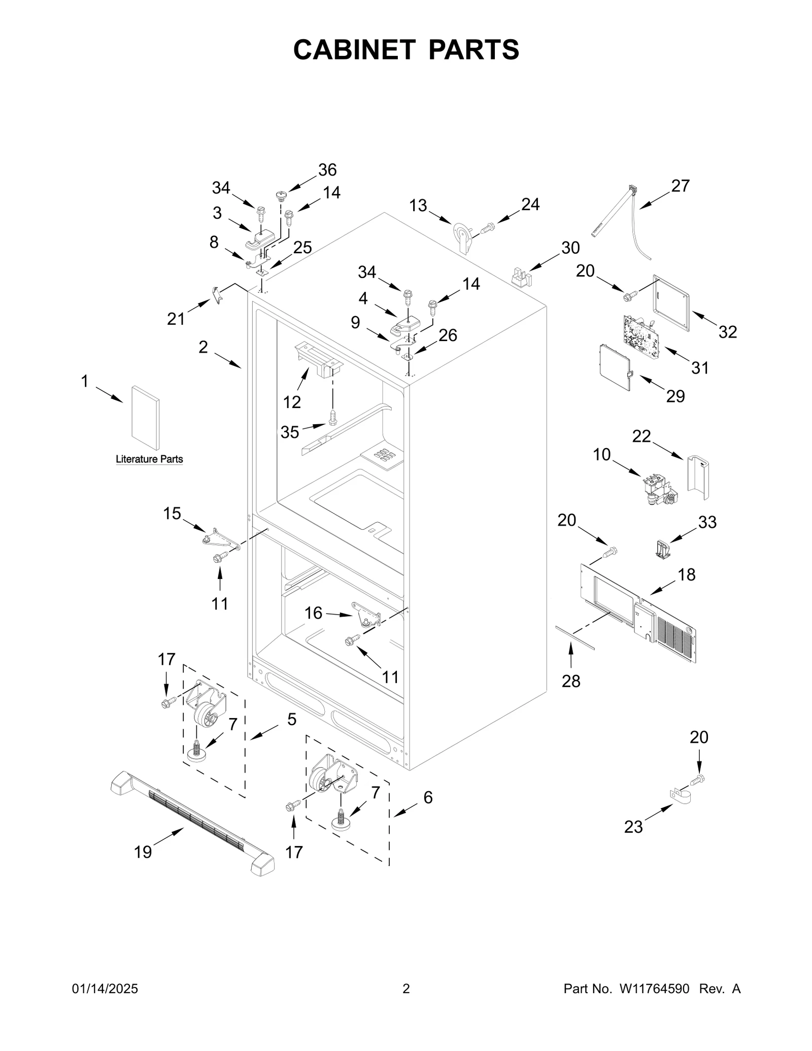 CABINET PARTS