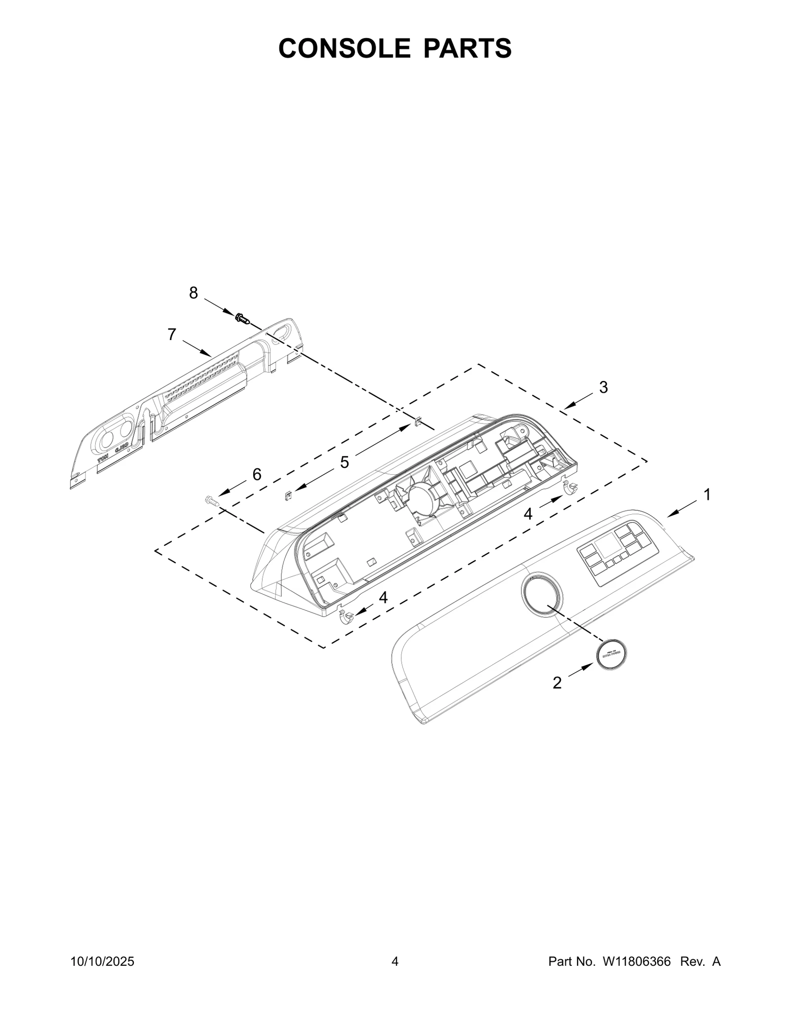 CONSOLE PARTS