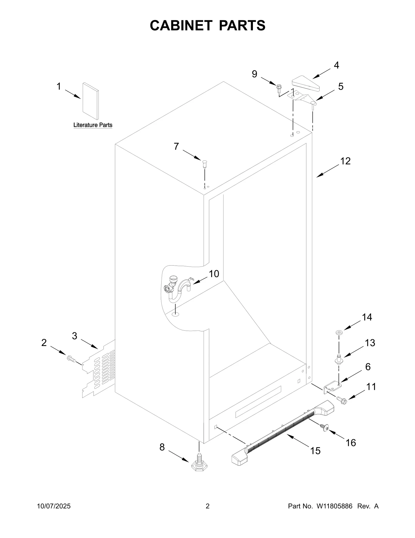 CABINET PARTS