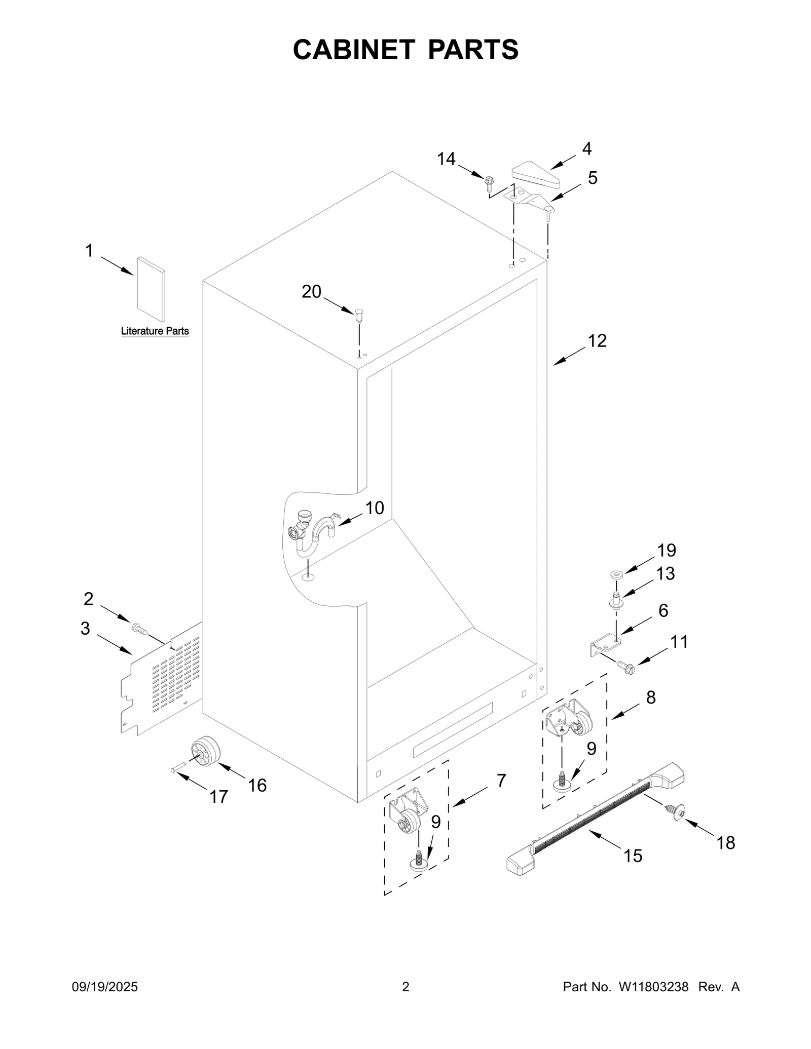 CABINET PARTS