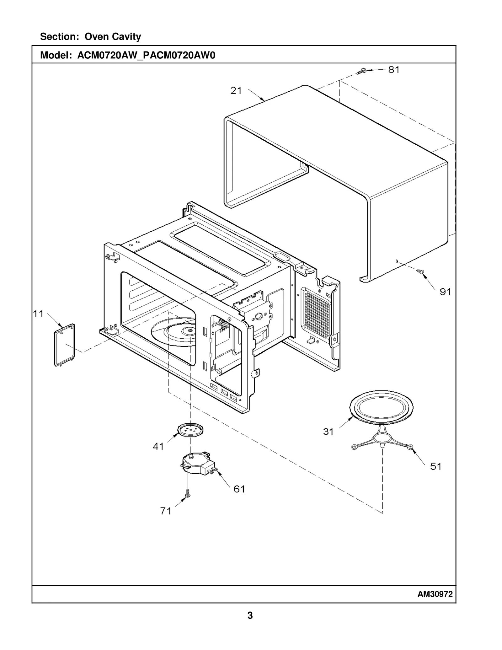 Oven Cavity
