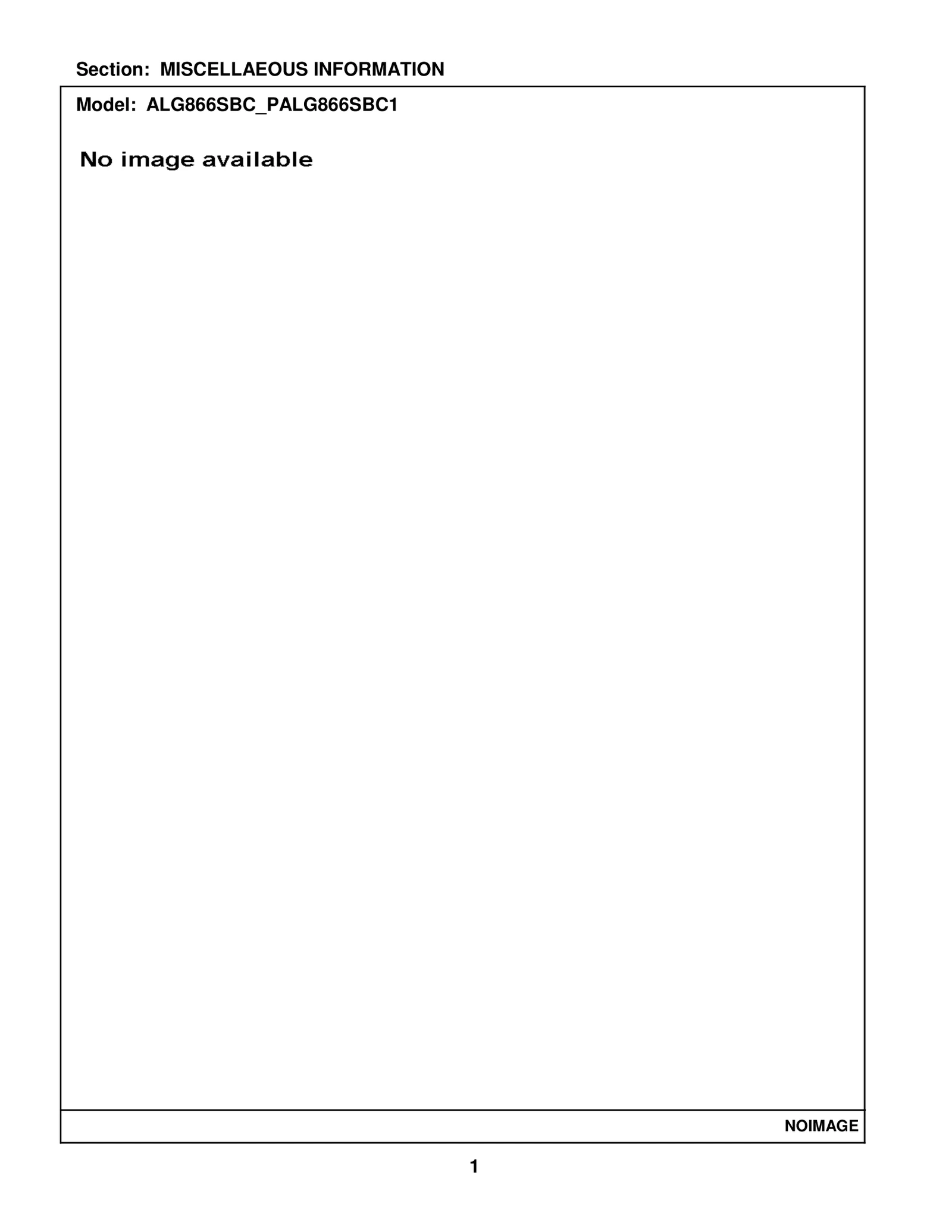 MISCELLAEOUS INFORMATION