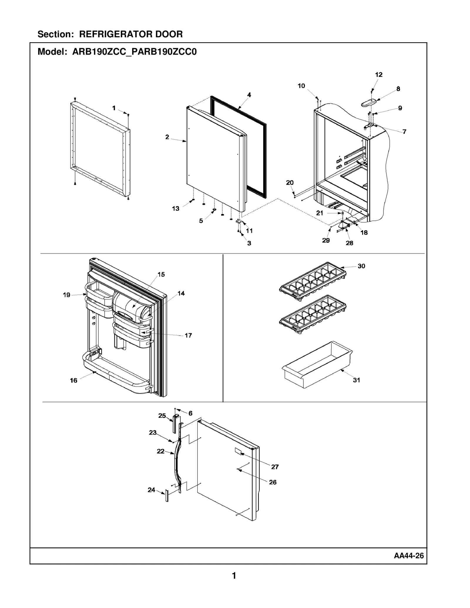 REFRIGERATOR DOOR