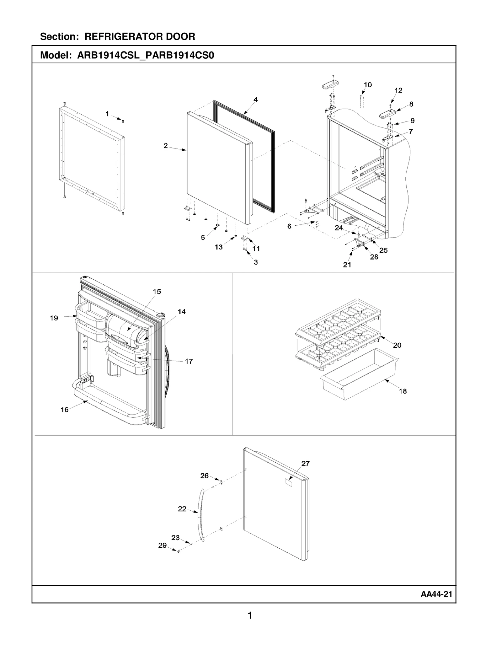 REFRIGERATOR DOOR