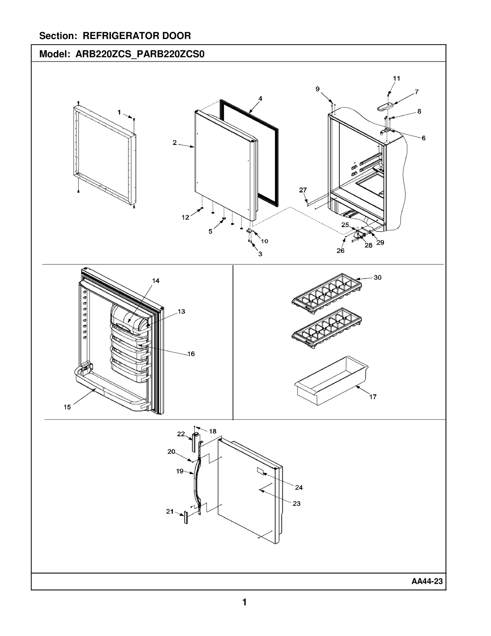 REFRIGERATOR DOOR