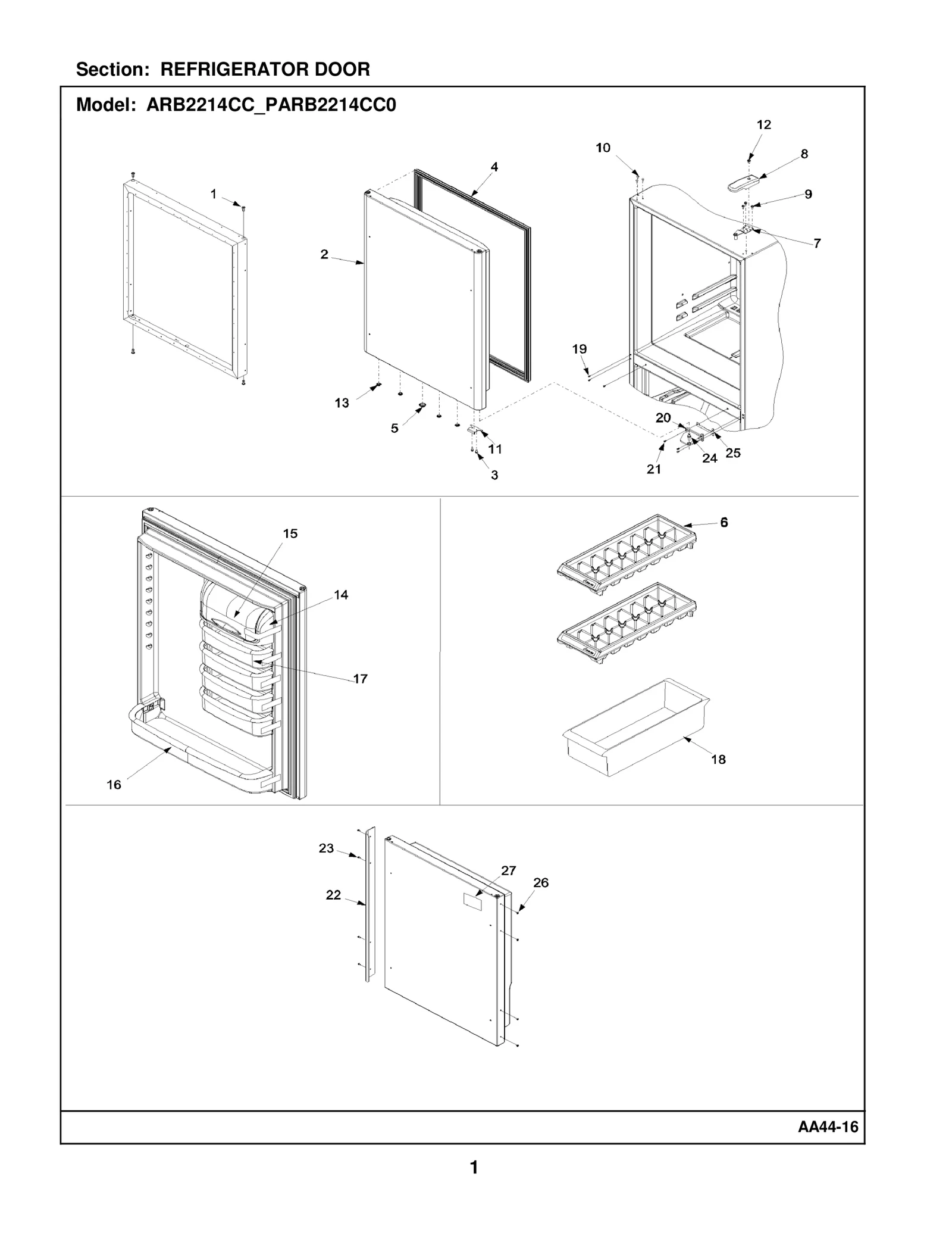REFRIGERATOR DOOR