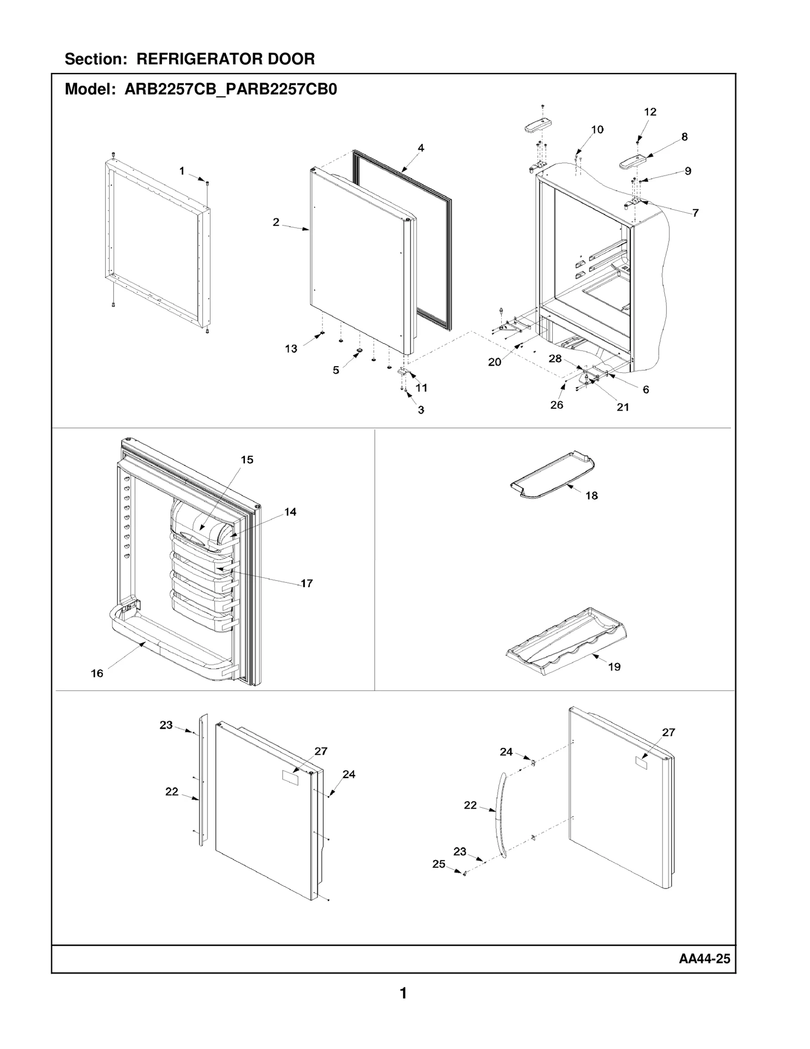 REFRIGERATOR DOOR