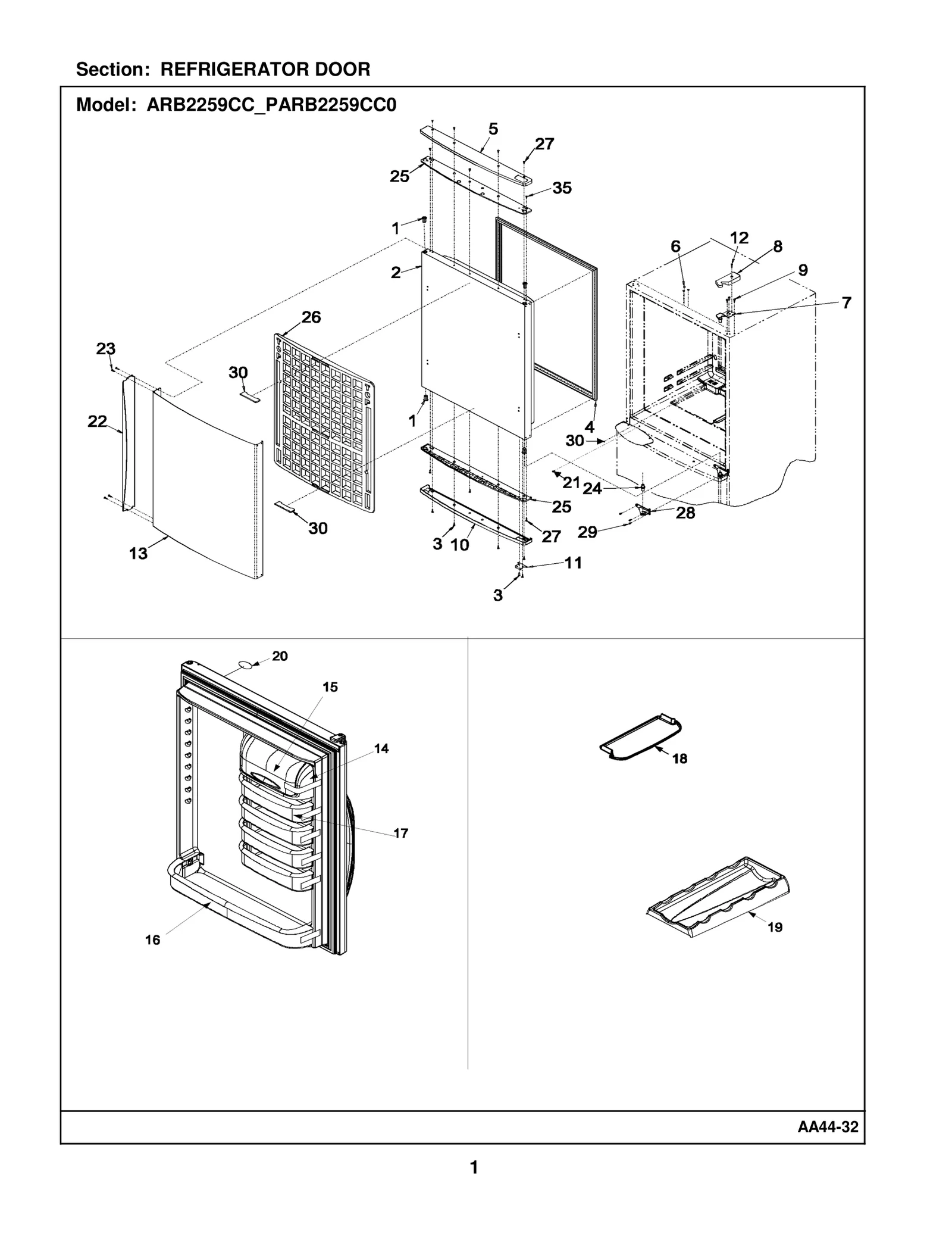 REFRIGERATOR DOOR