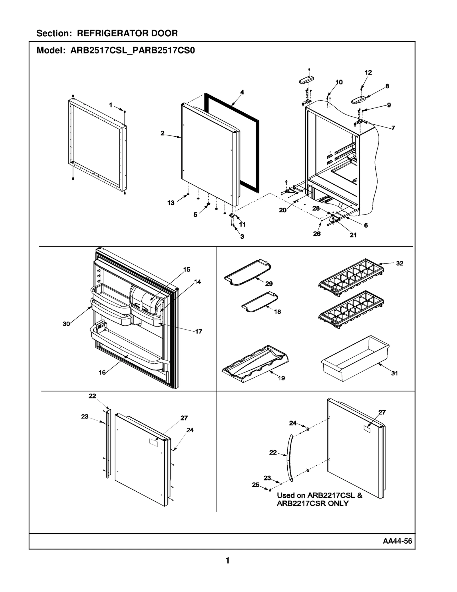 REFRIGERATOR DOOR
