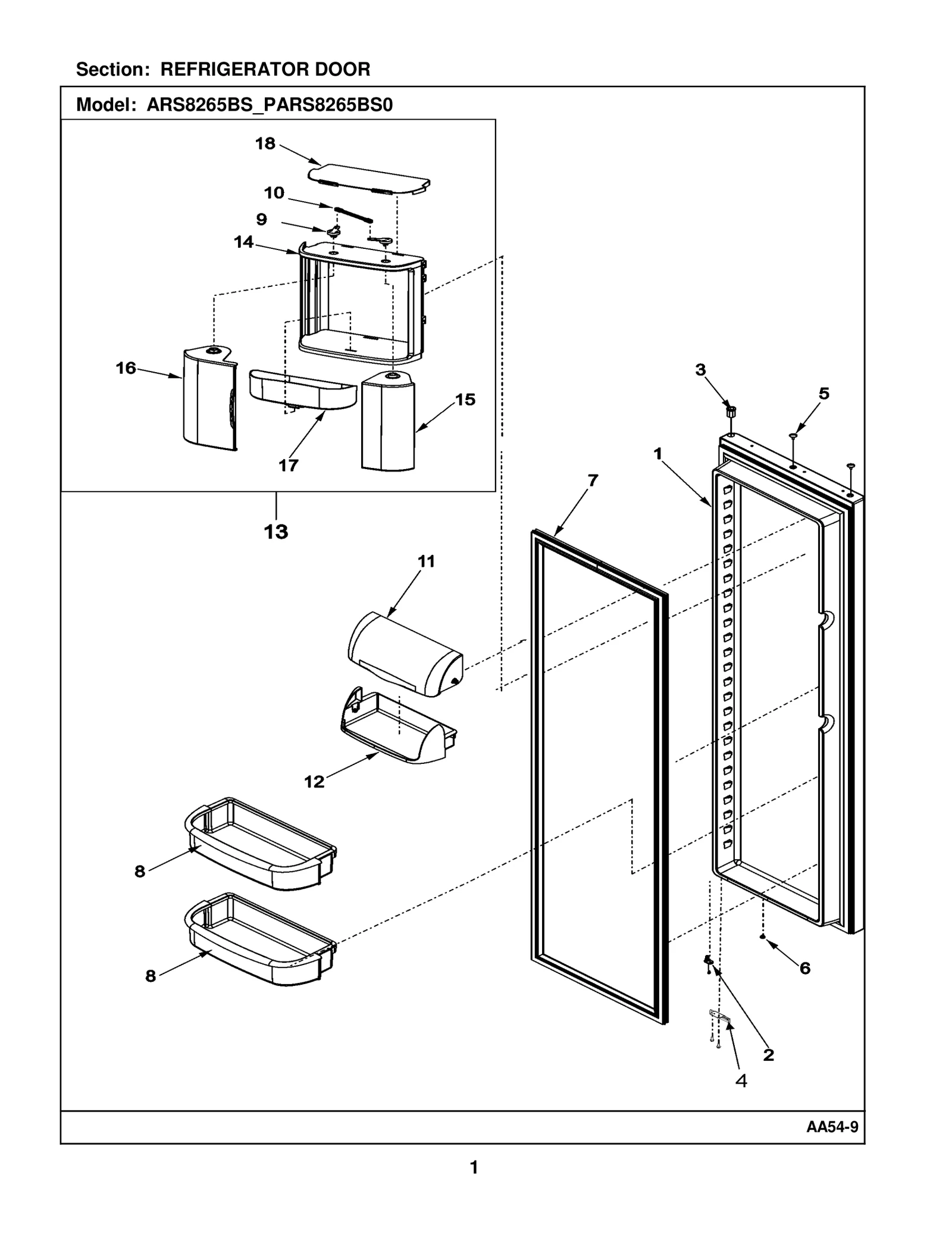REFRIGERATOR DOOR