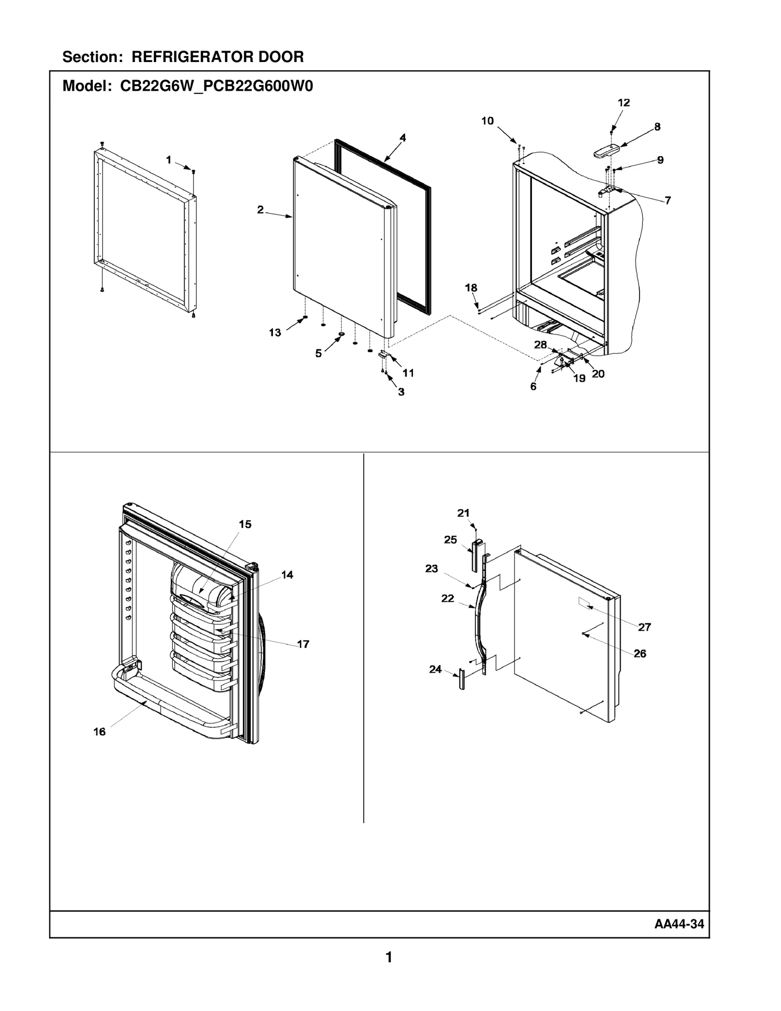 REFRIGERATOR DOOR