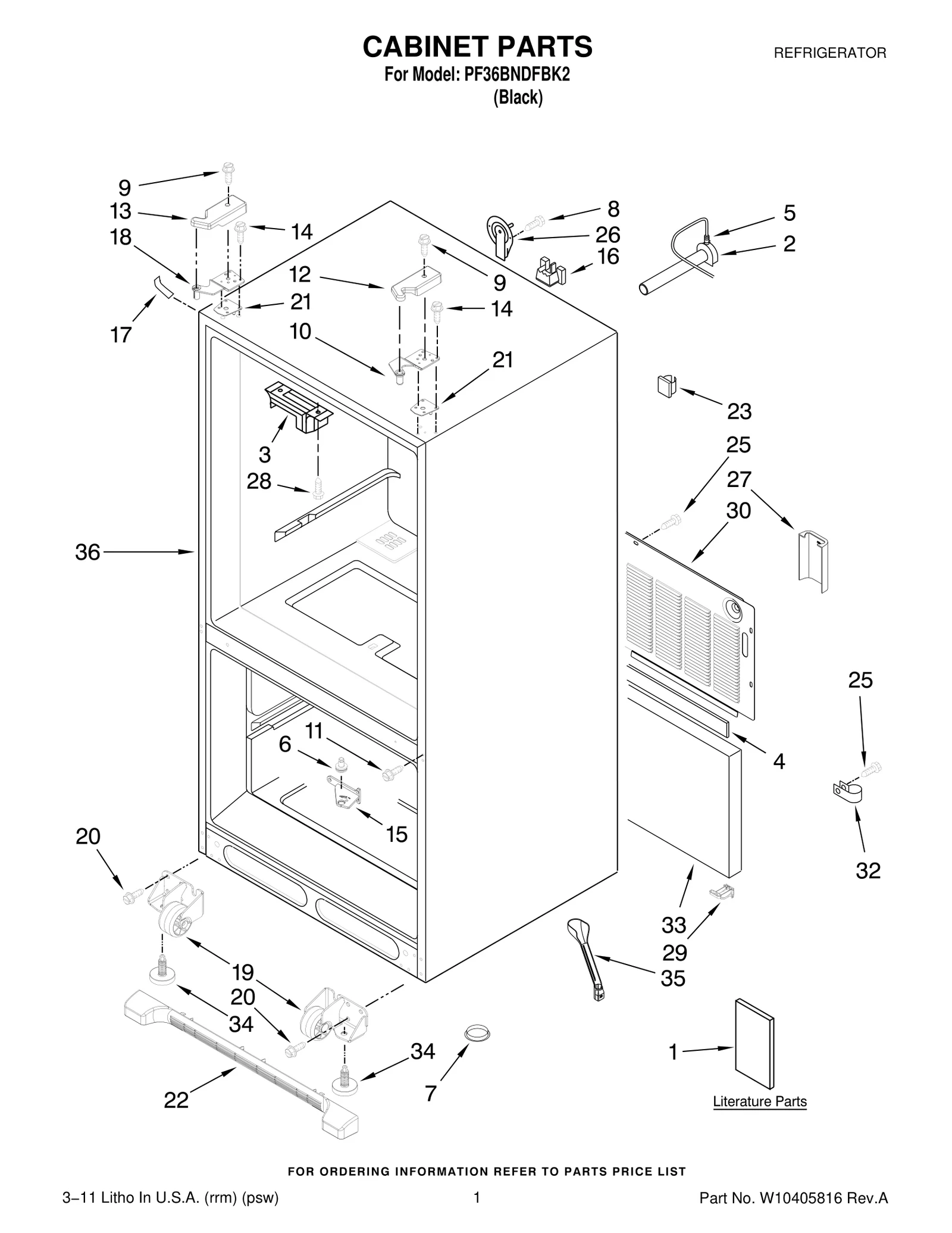 CABINET PARTS