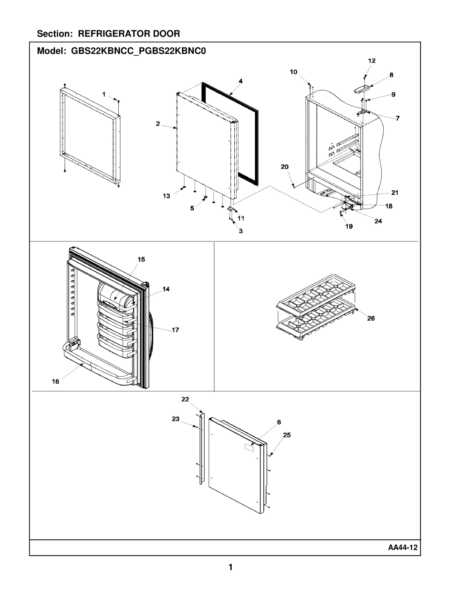 REFRIGERATOR DOOR