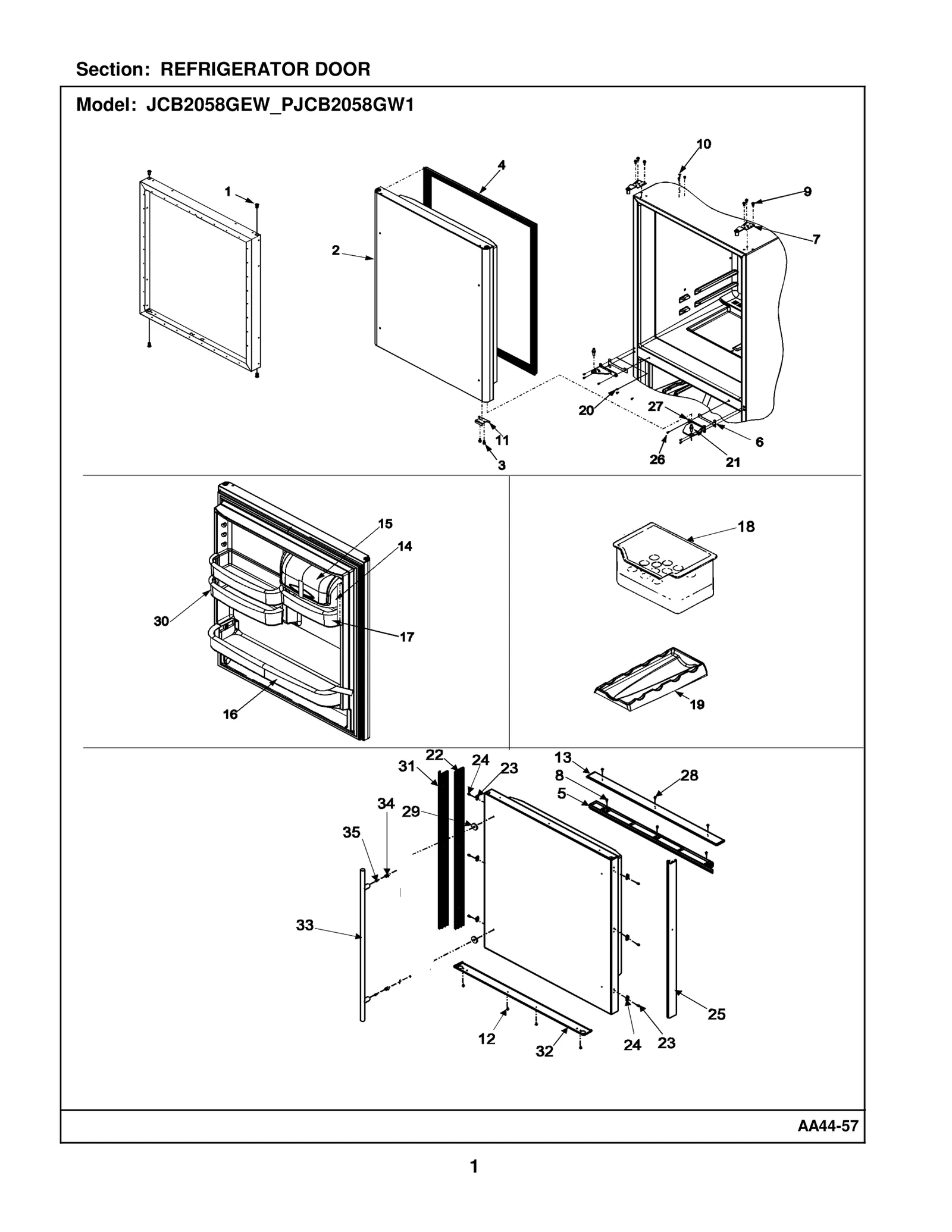REFRIGERATOR DOOR