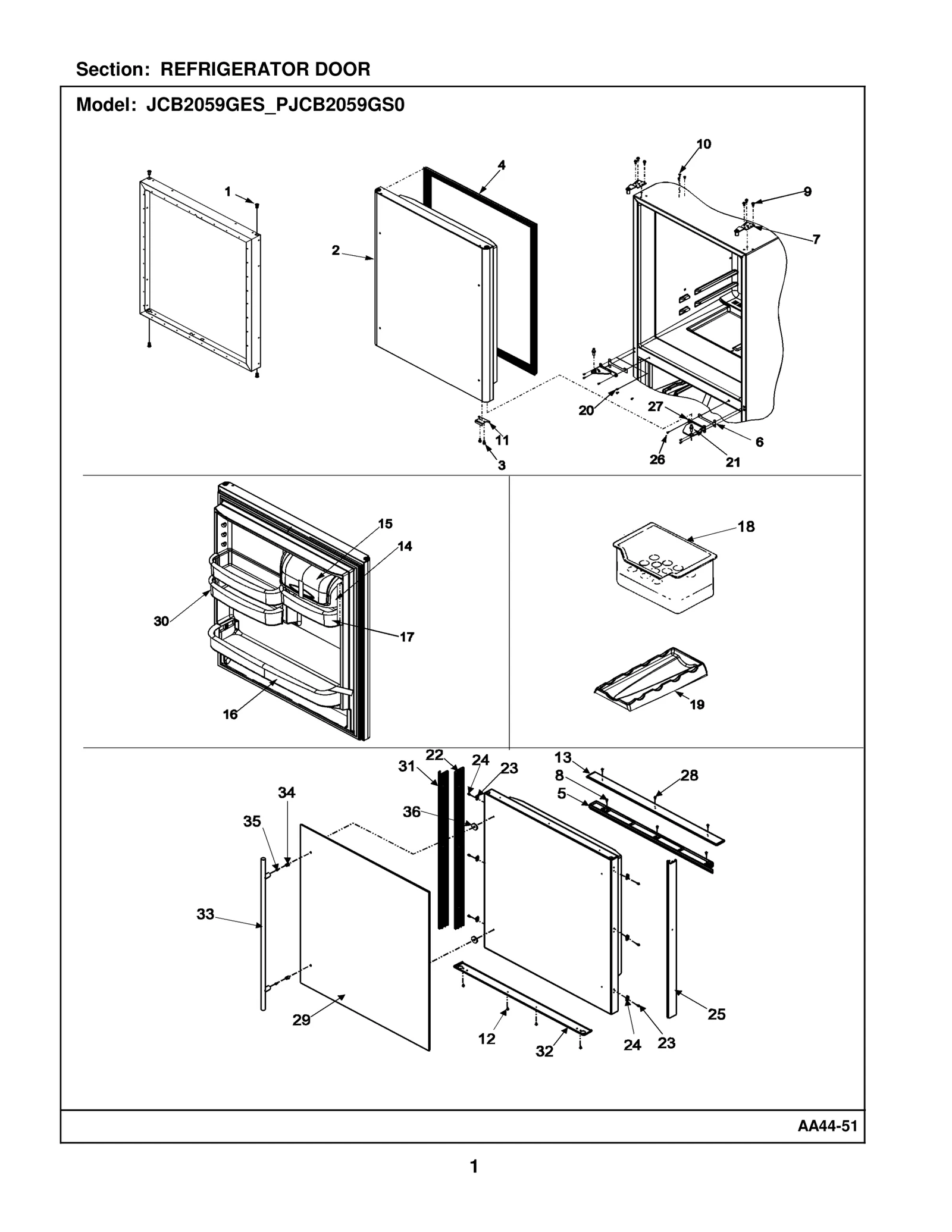 REFRIGERATOR DOOR