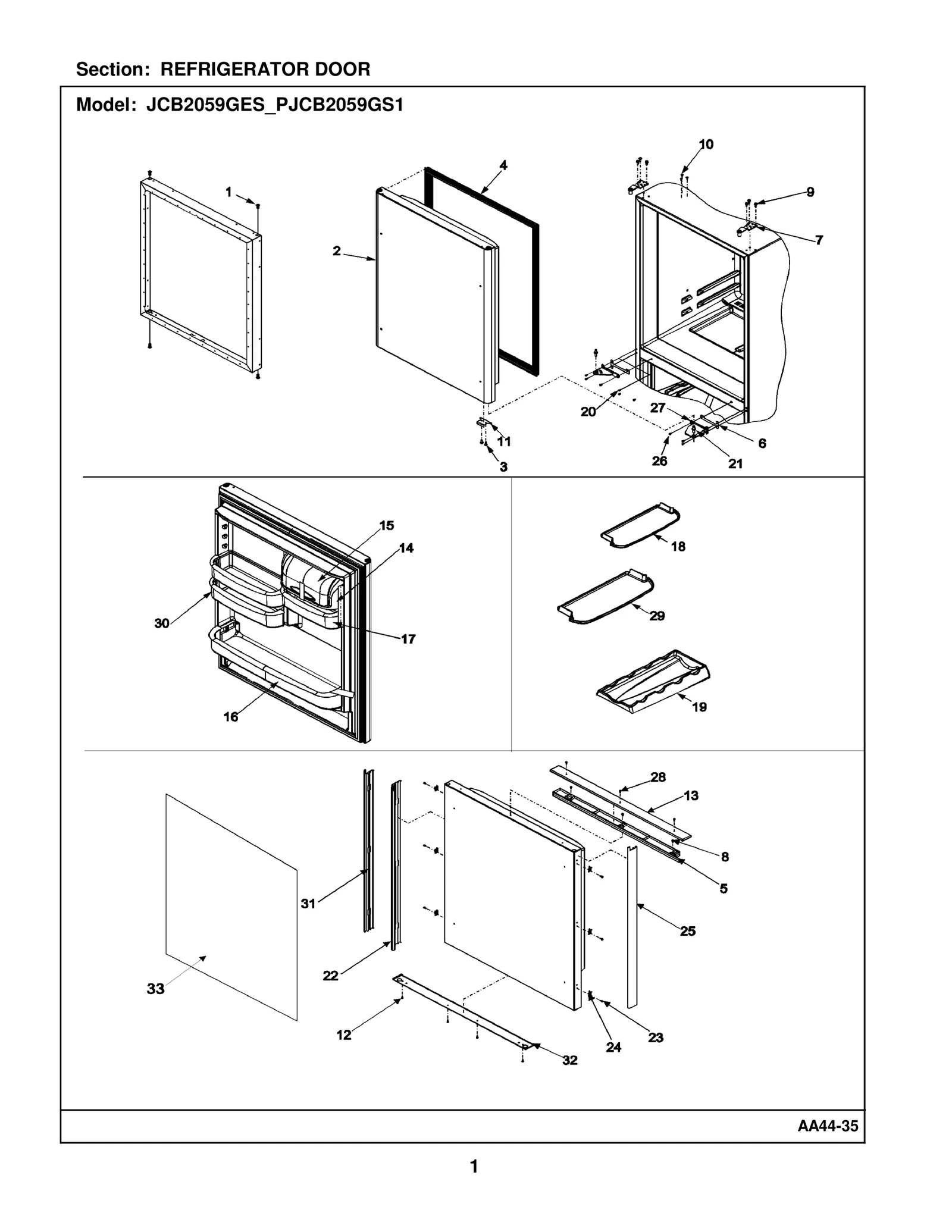 REFRIGERATOR DOOR