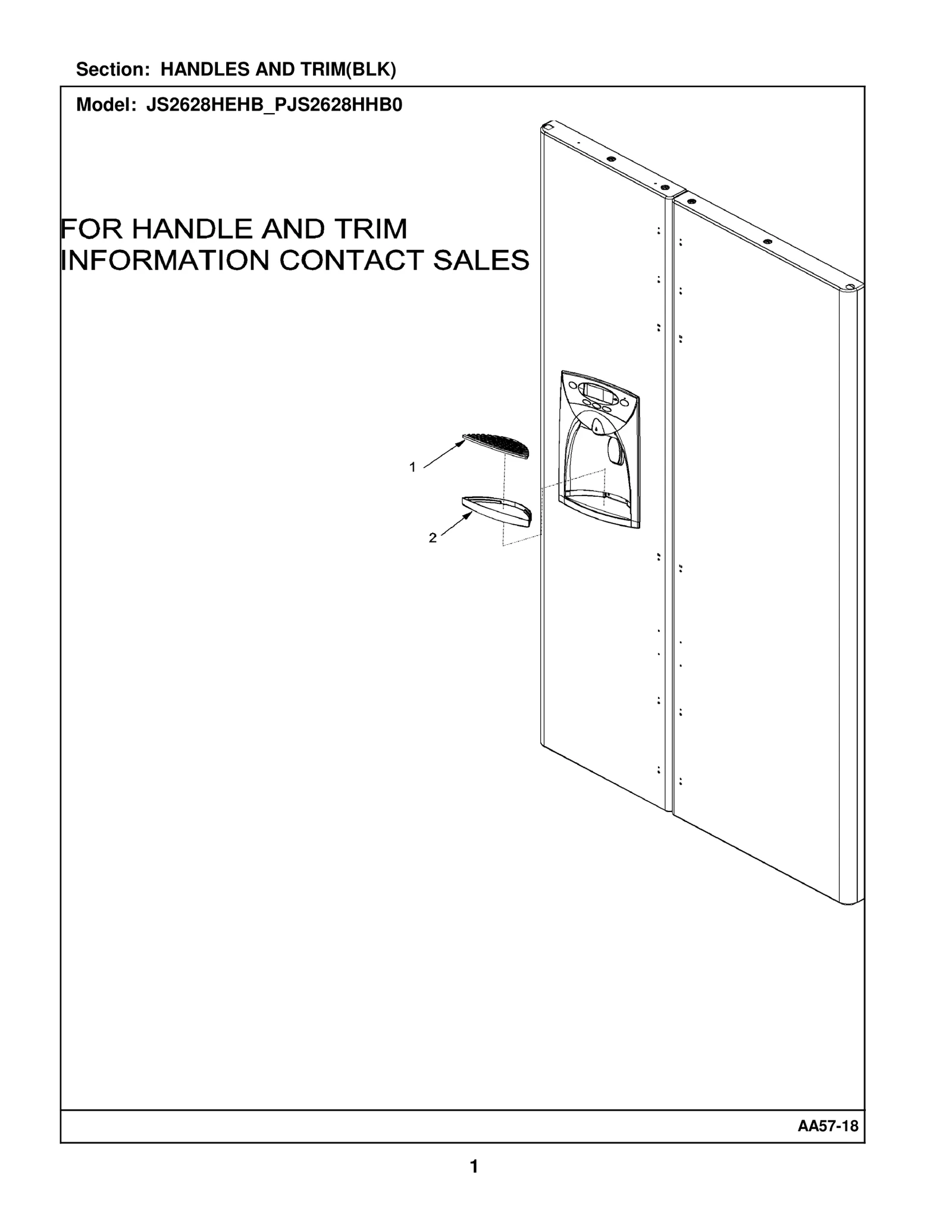 HANDLES AND TRIM(BLK)