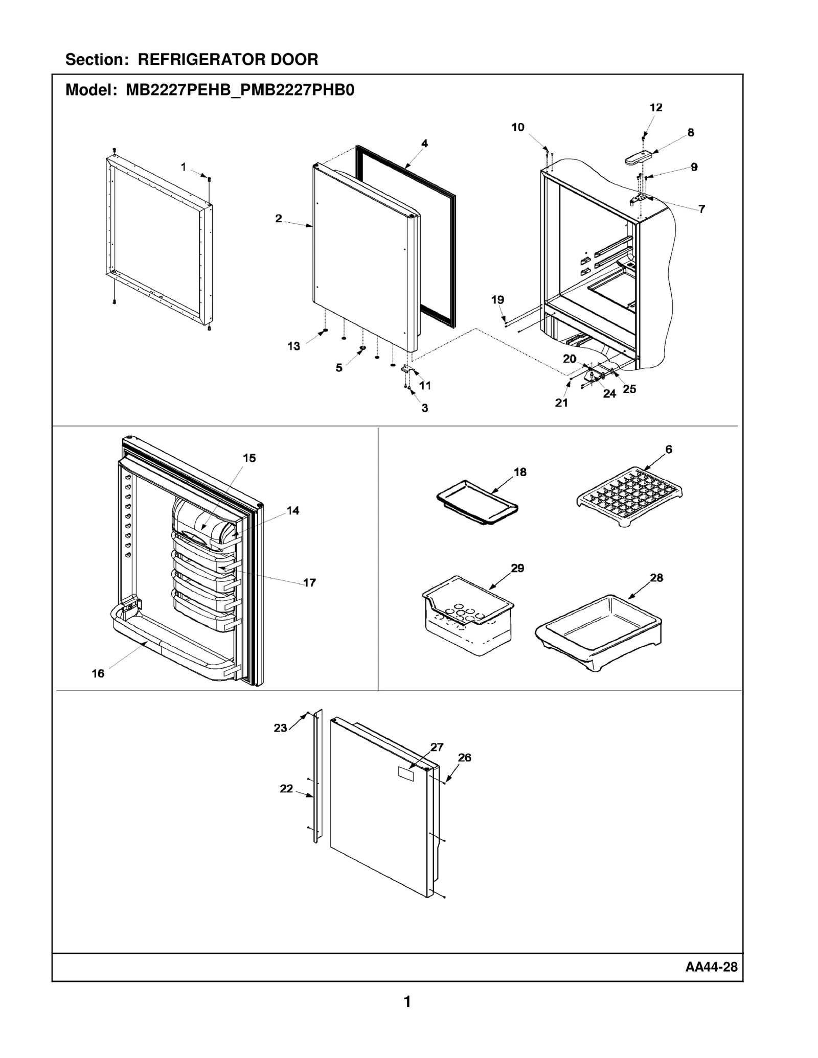 REFRIGERATOR DOOR