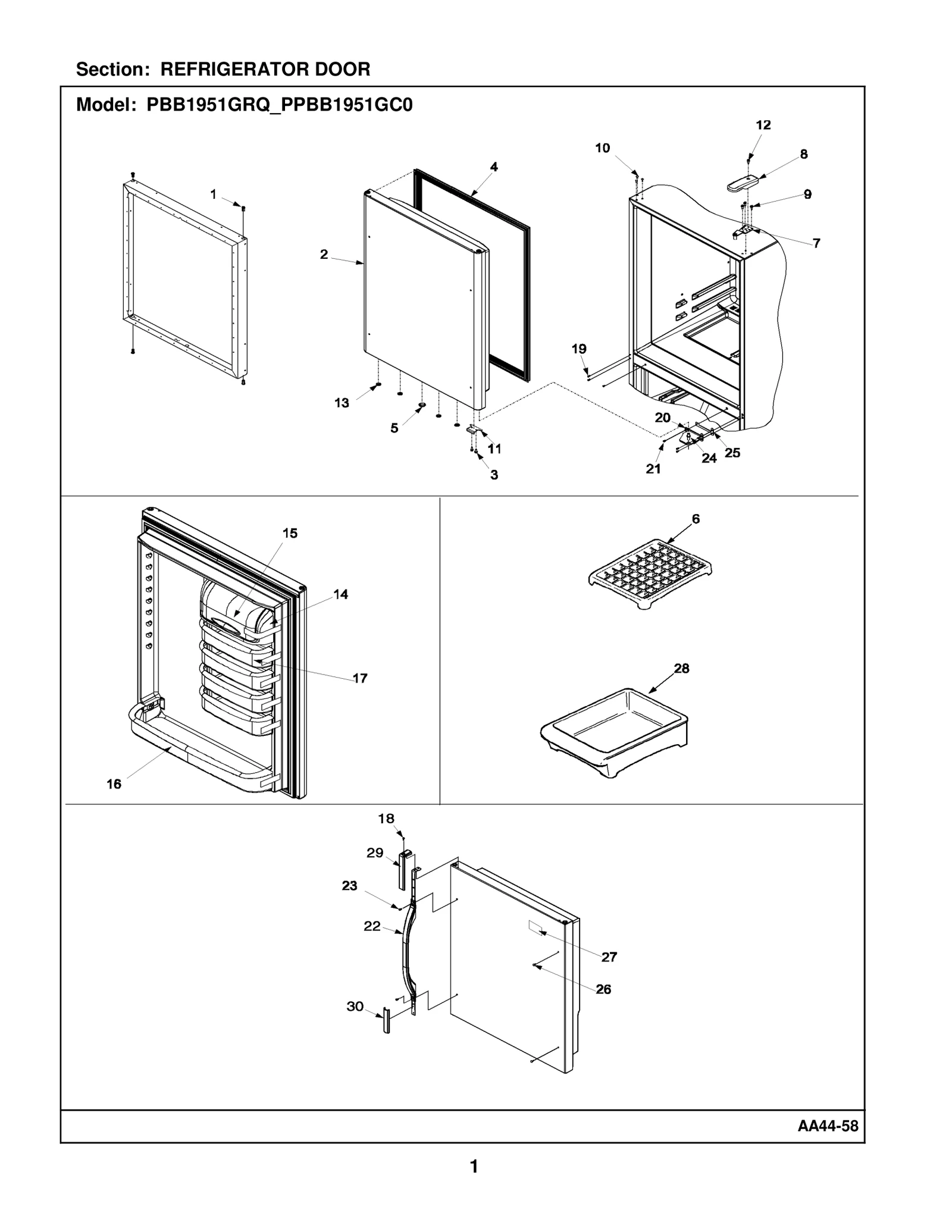 REFRIGERATOR DOOR