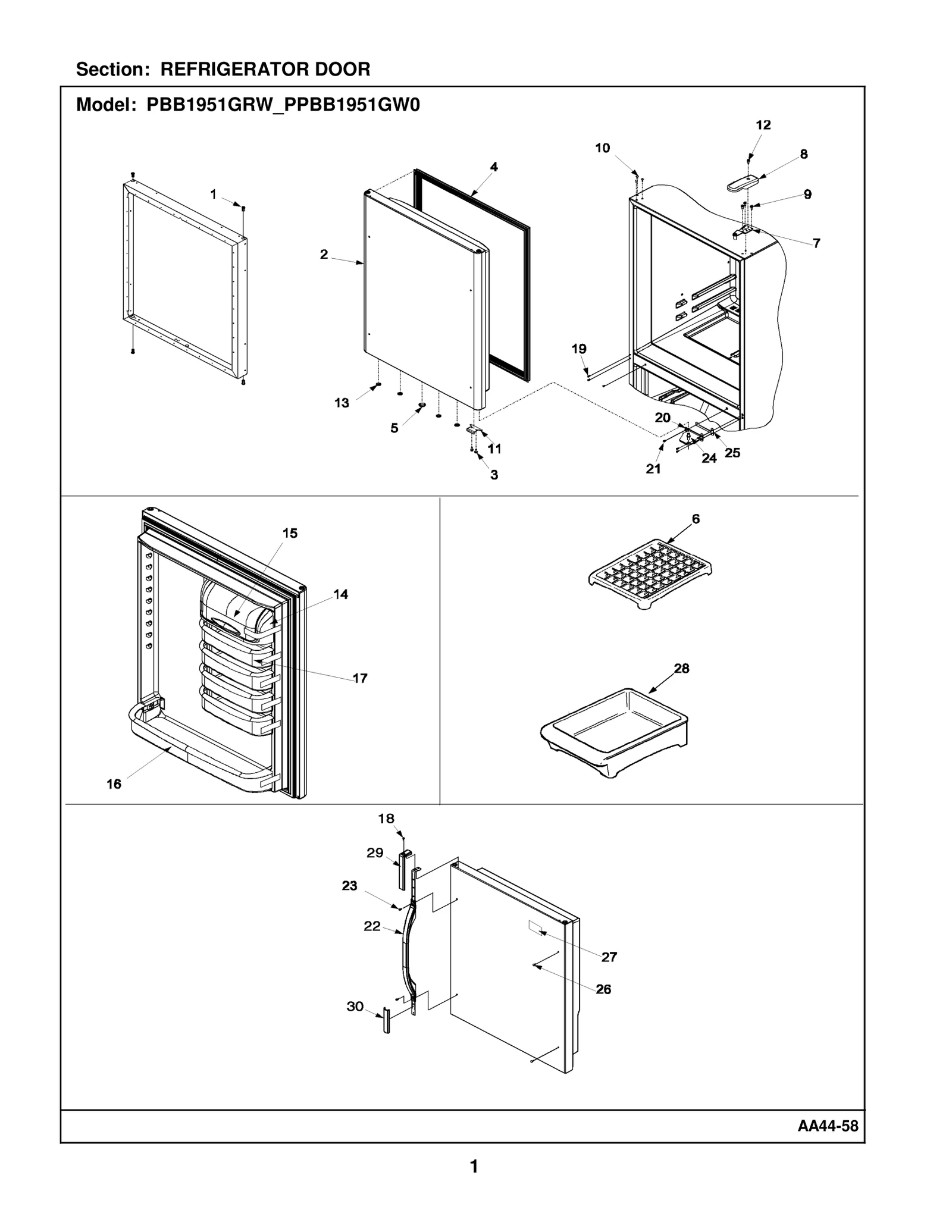 REFRIGERATOR DOOR